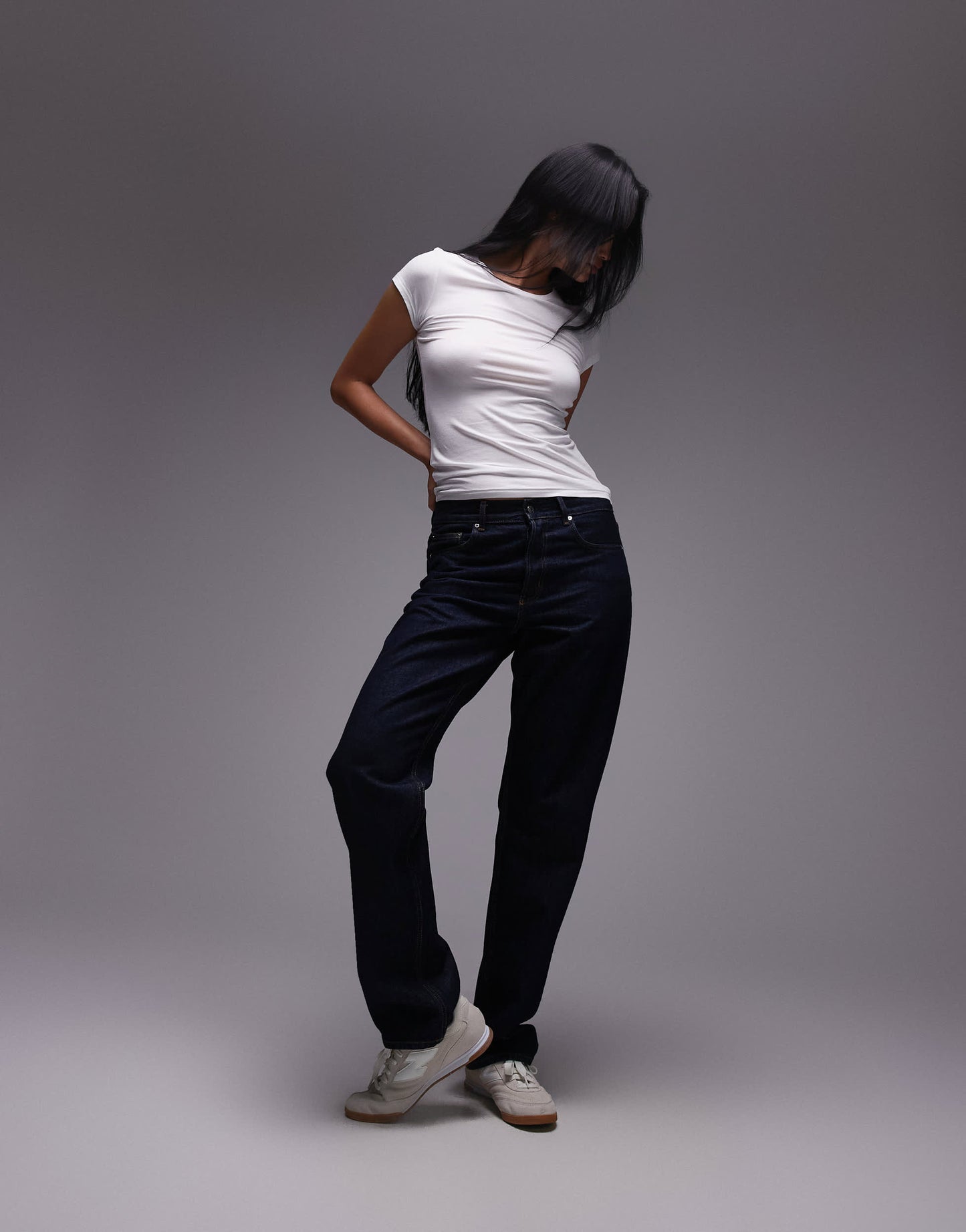 ARKET supersoft slim fit  short sleeve t-shirt  in white