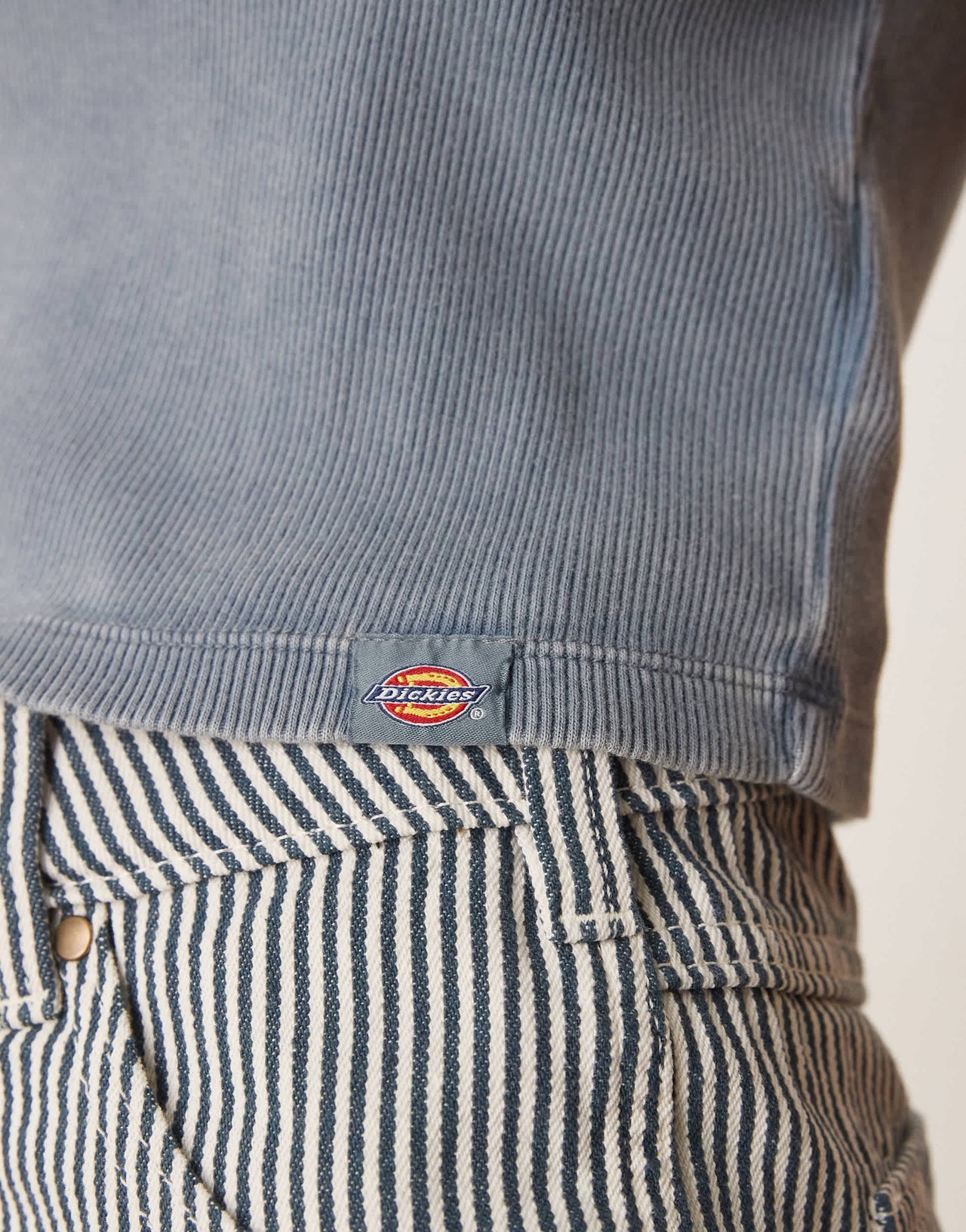Dickies plentywood vest in washed blue
