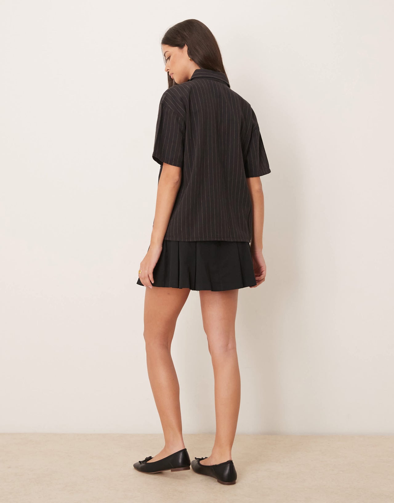 Dickies unionville pleated work skirt in black