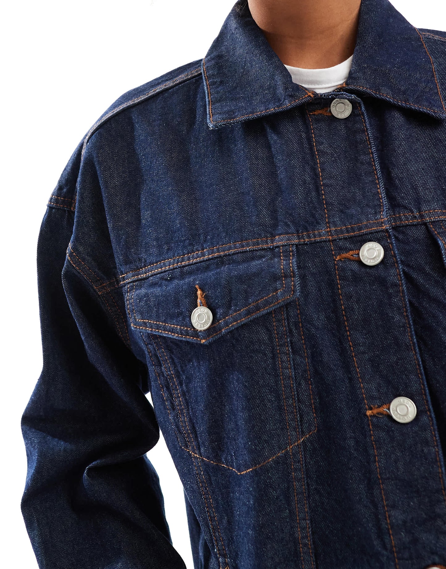 ASOS DESIGN oversize 90's denim jacket in rinse wash