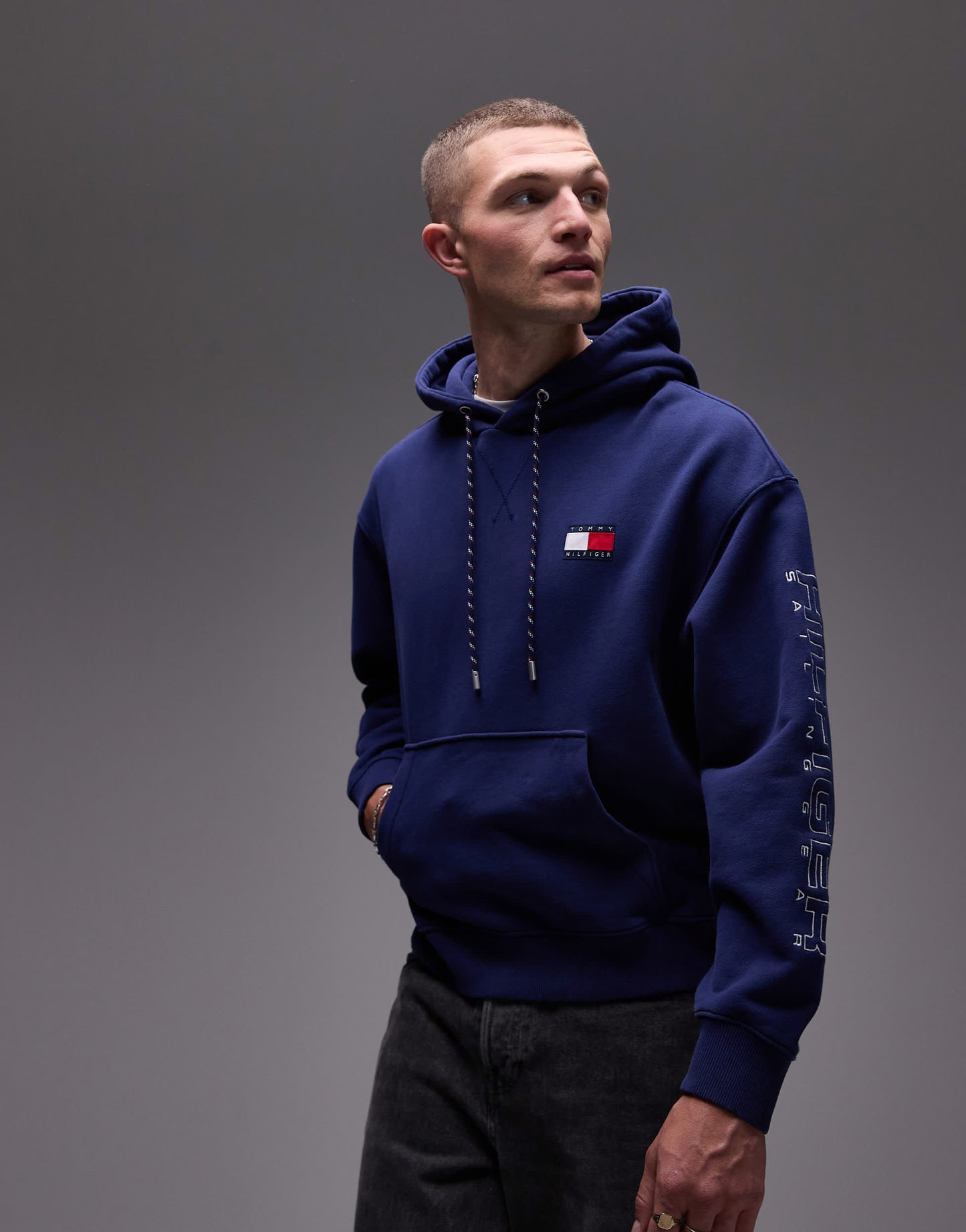 Tommy Hilfiger sailing hoodie in navy