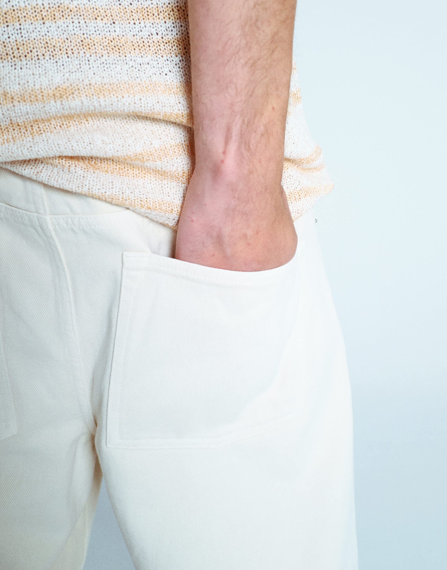 Topman washed twill shorts in neutral