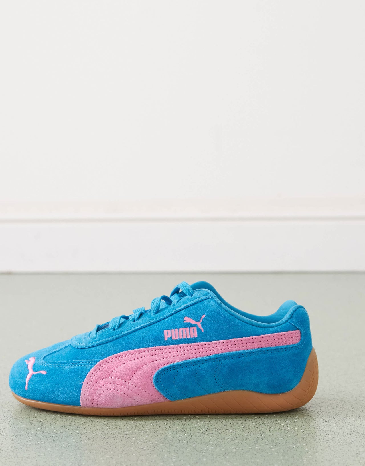 Puma Speedcat OG trainers in teal & pink