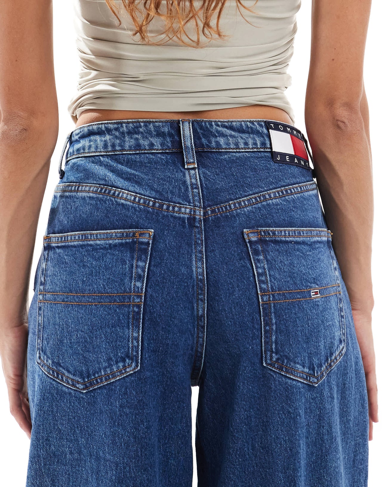 Tommy Jeans Charlie mid rise loose jeans in mid blue