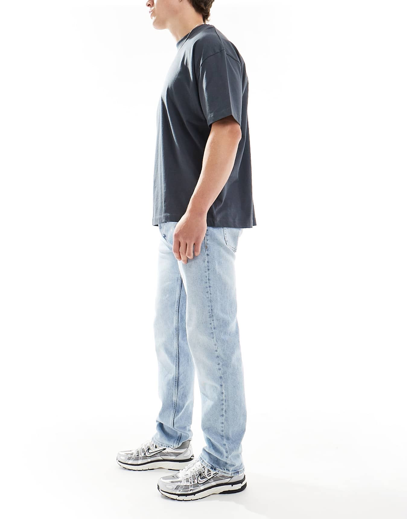 Calvin Klein Jeans standard straight jeans in light wash