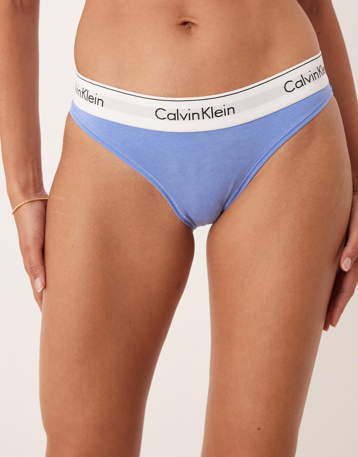 Calvin Klein Modern Cotton bikini brief in cornflower blue
