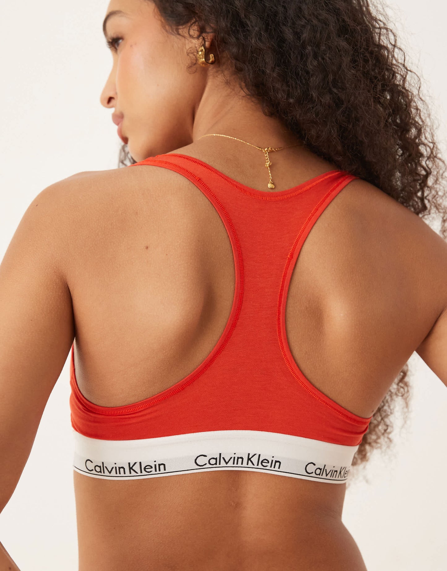 Calvin Klein Modern Cotton bralette in red