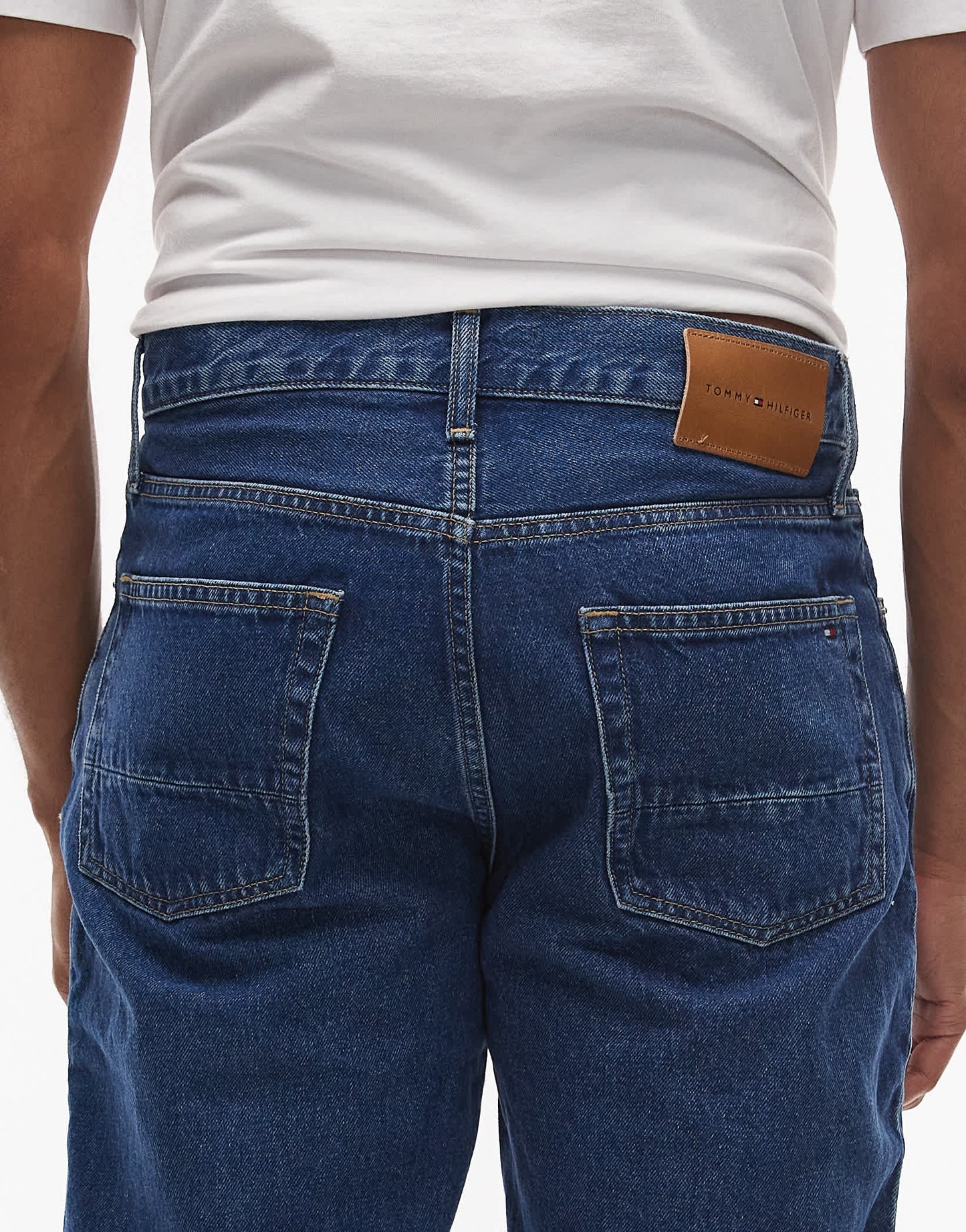 Tommy Hilfiger River straight jeans in mid wash