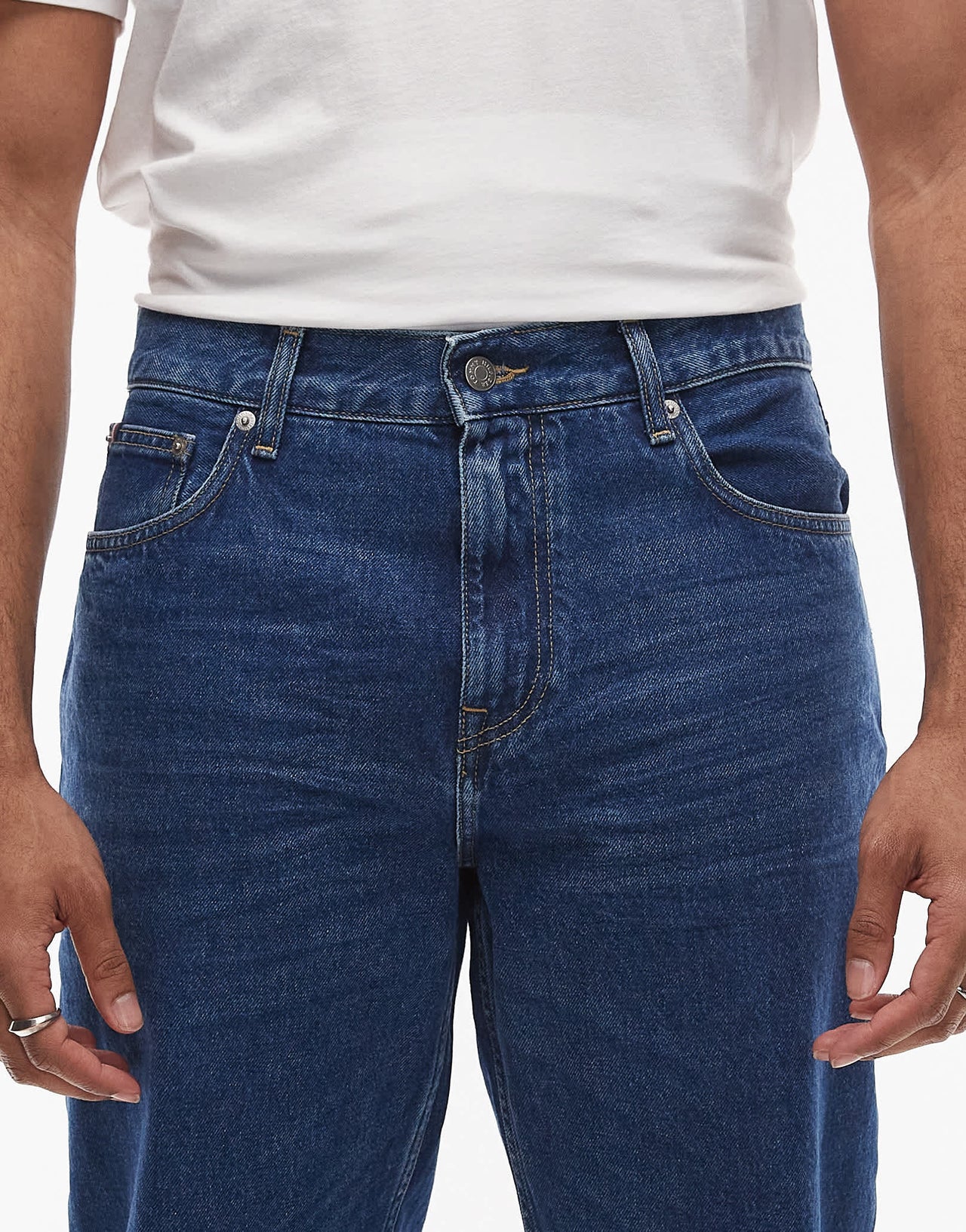 Tommy Hilfiger River straight jeans in mid wash