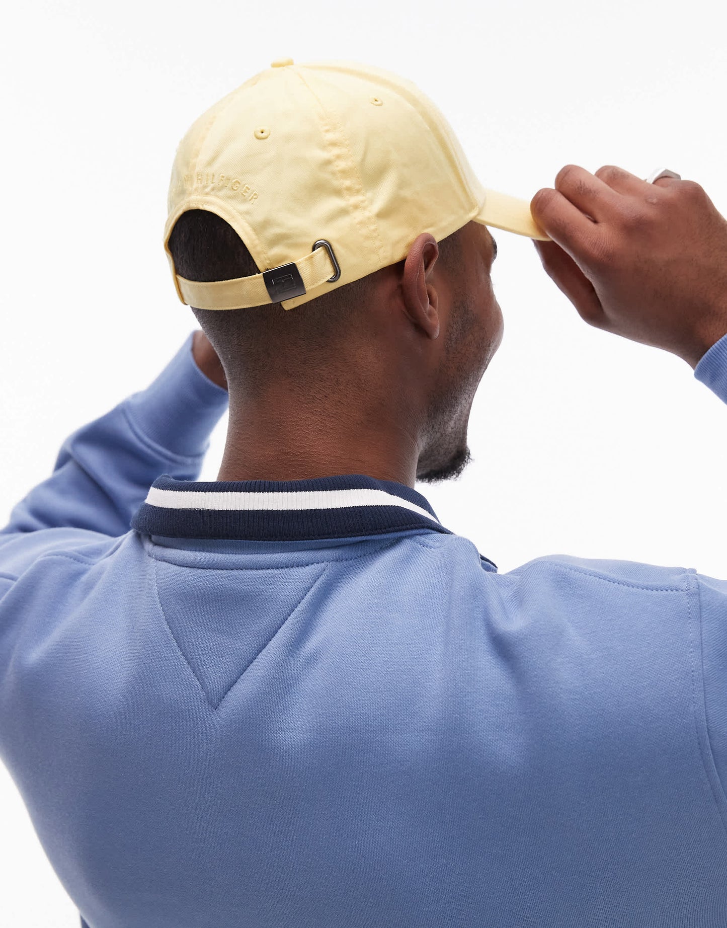 Tommy Hilfiger flag cap in lemon yellow