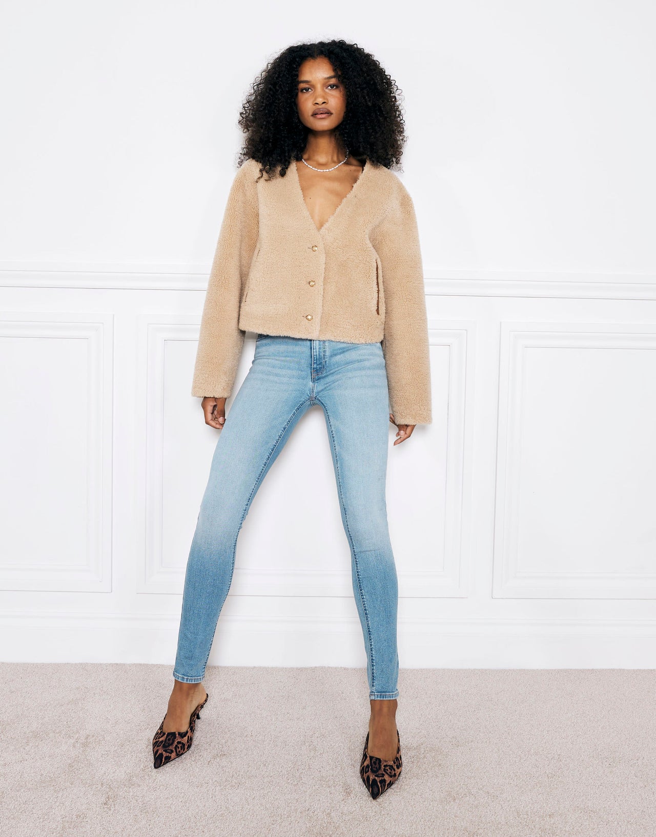 River Island Mid rise skinny jeans in denim - medium