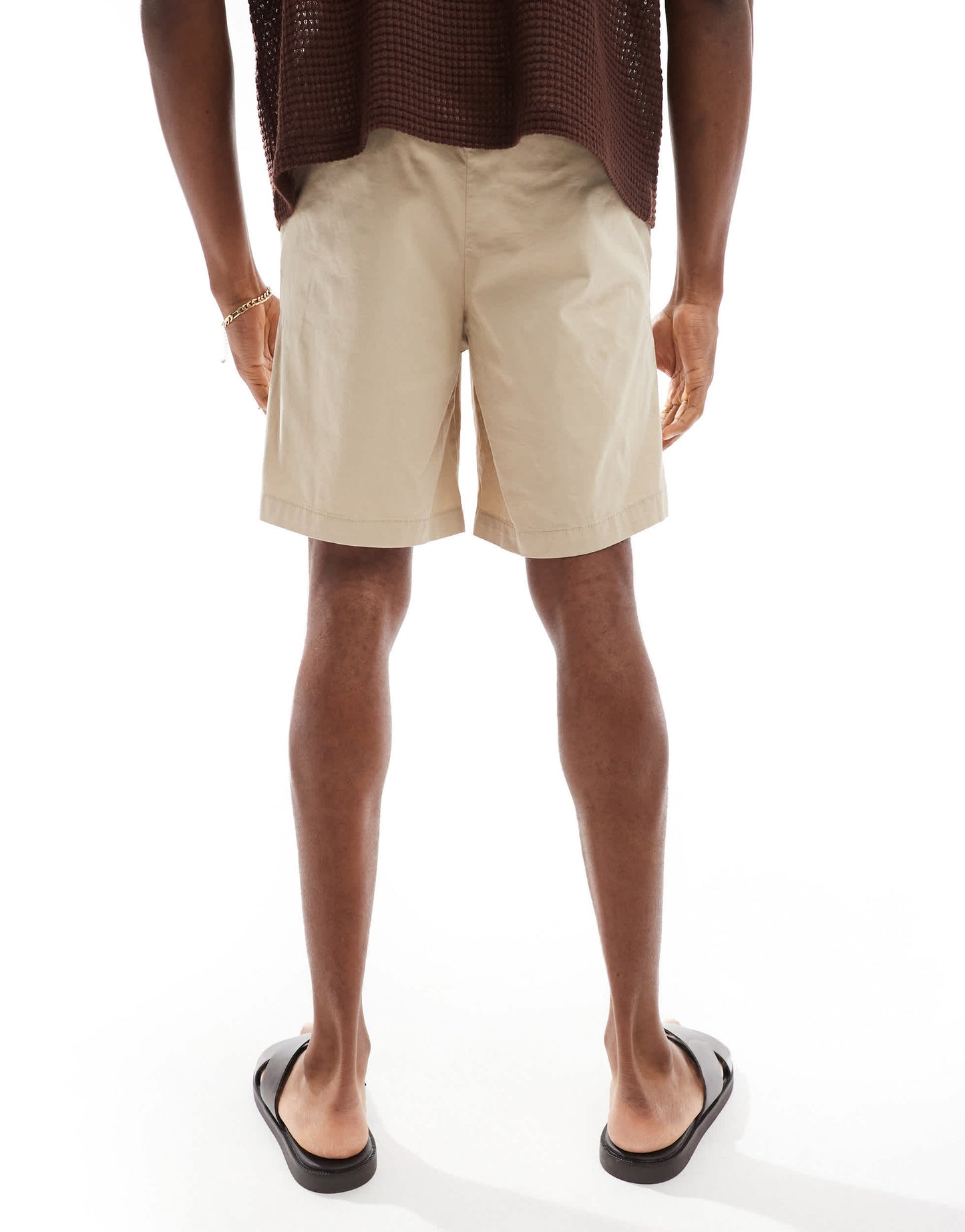 Jack & Jones loose fit chino short in beige