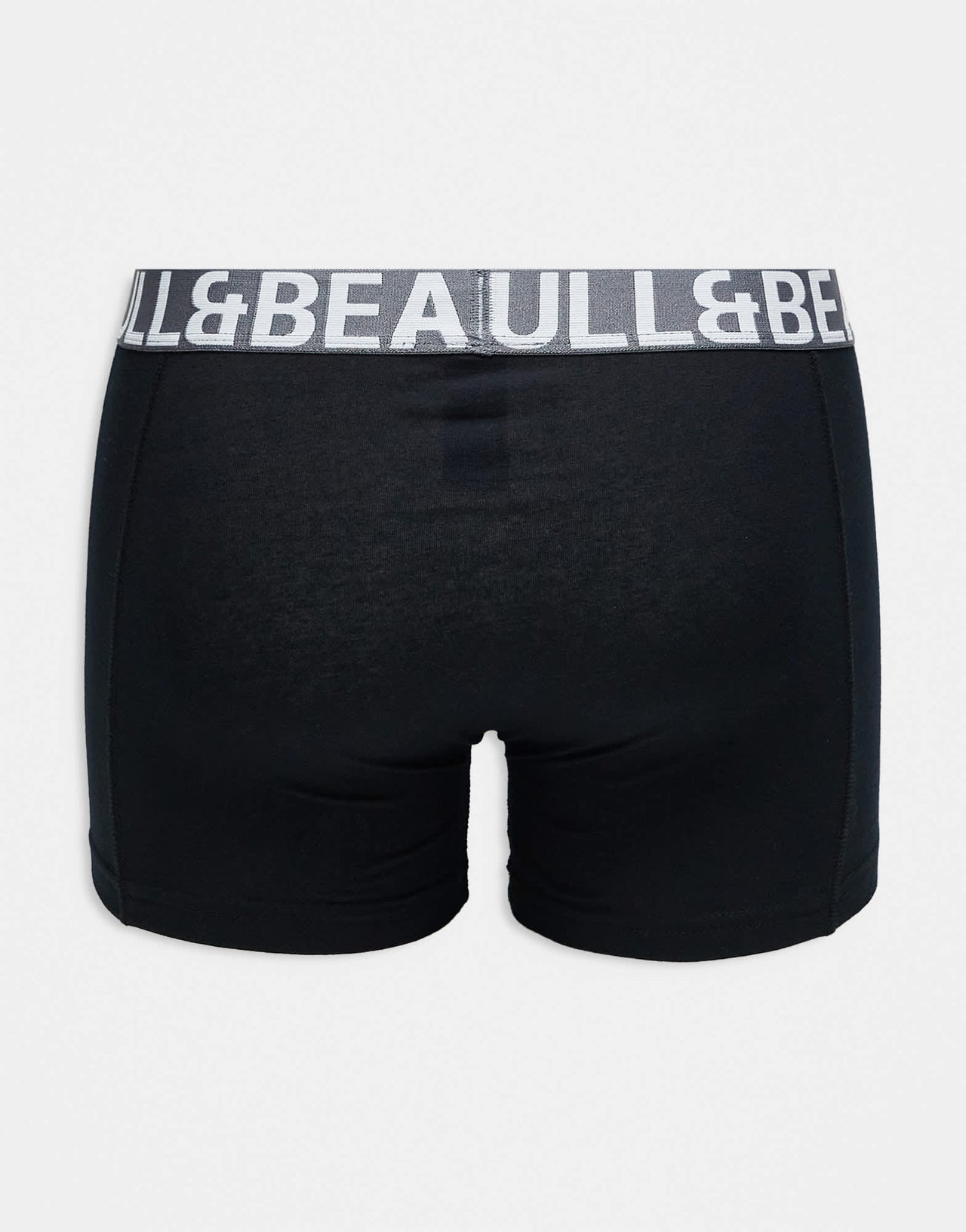 Pull&Bear 3 pack boxers with contrast coloured waistband in black, blue and grey