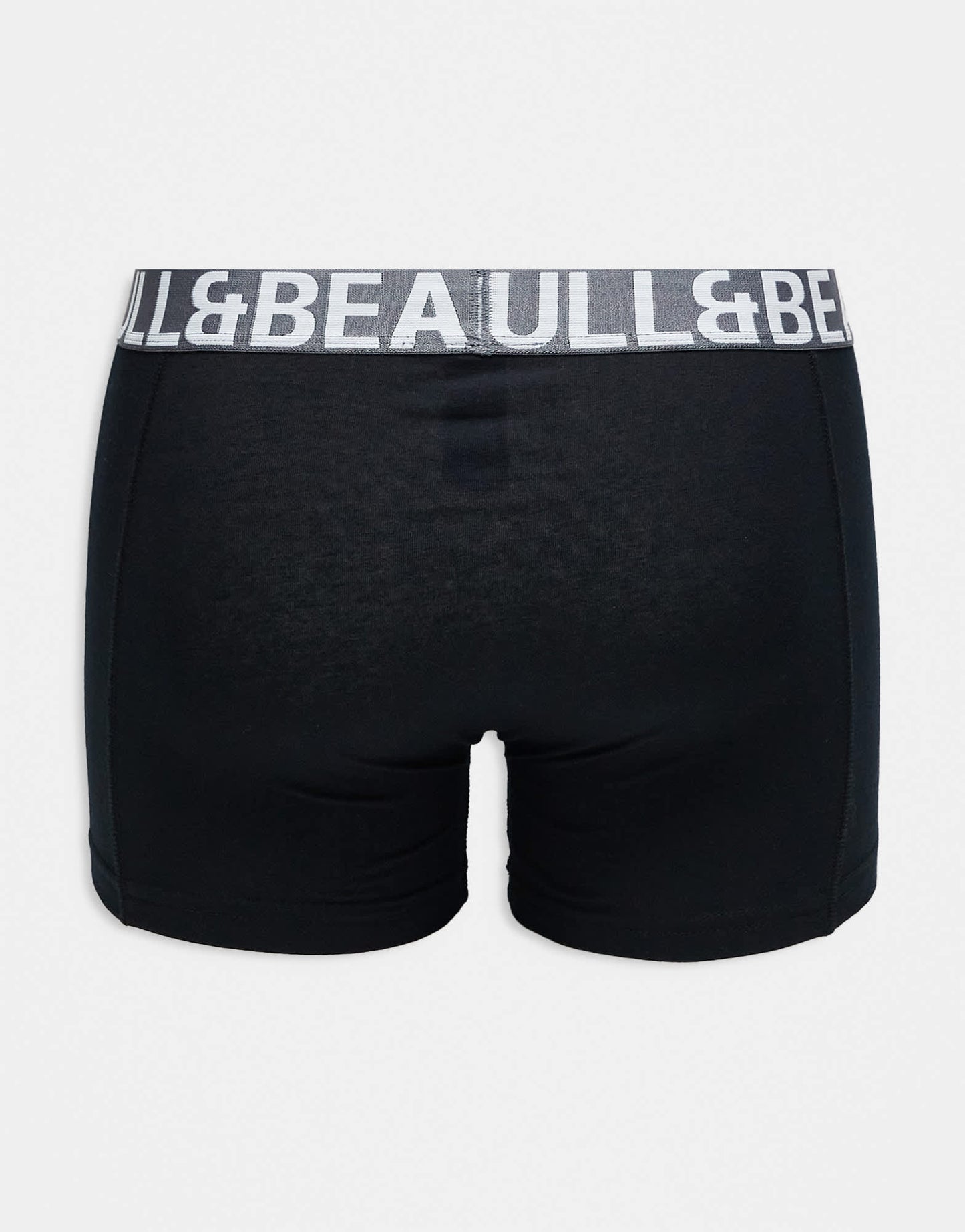 Pull&Bear 3 pack boxers with contrast coloured waistband in black, blue and grey