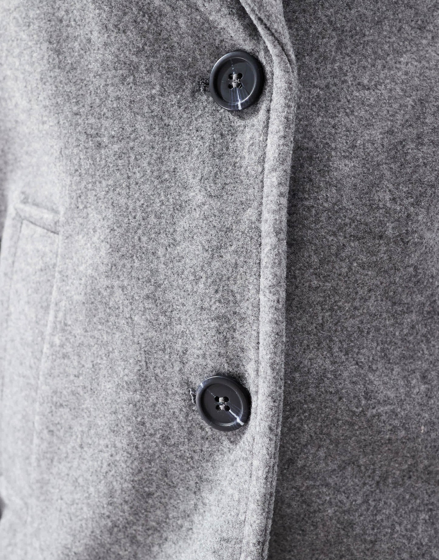 Bershka oversized tailored coat in grey
