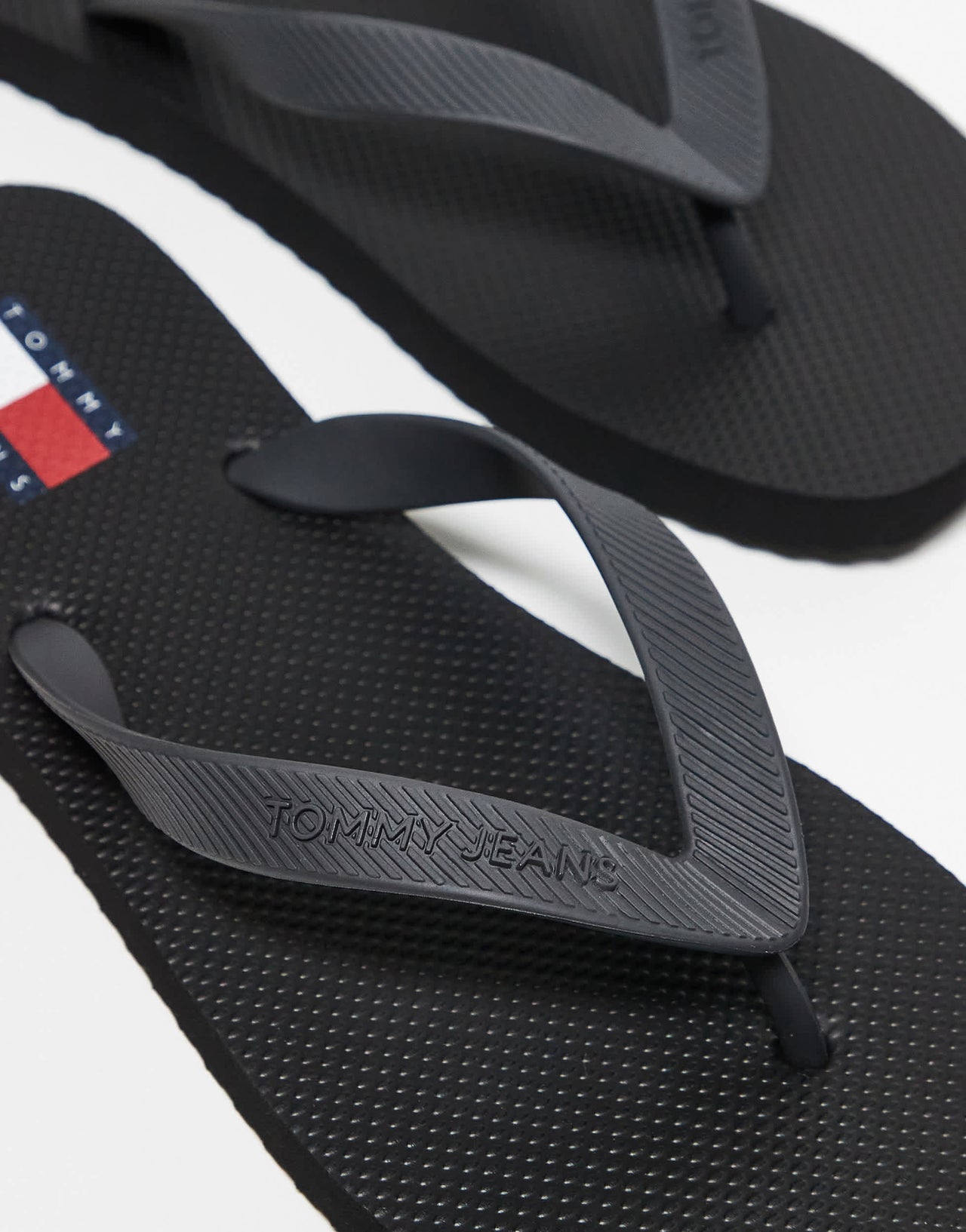 Tommy Jeans flip flop in black