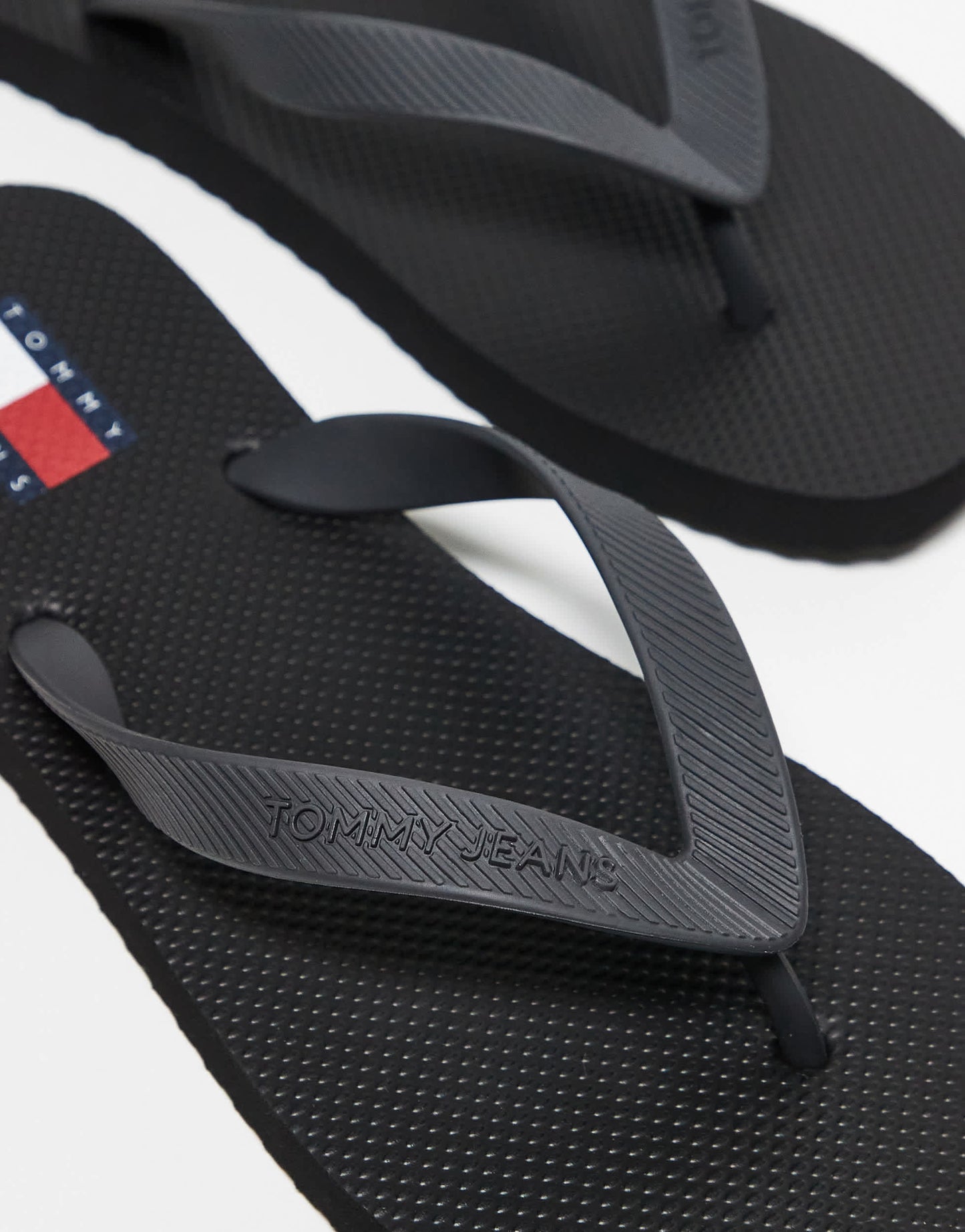 Tommy Jeans flip flop in black