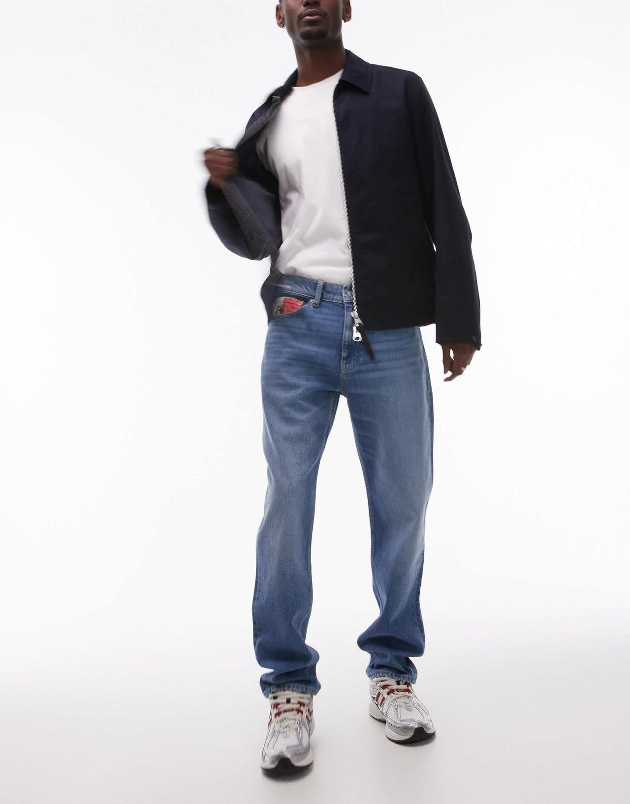Tommy Jeans Ryan slim straight jeans in mid blue