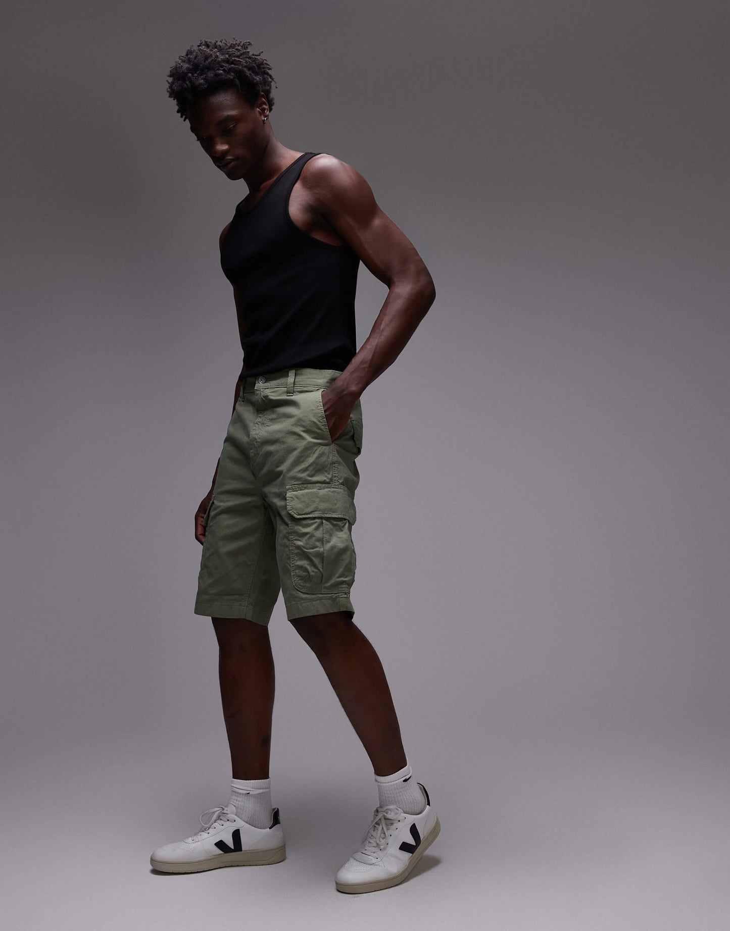 Tommy Jeans Otis regular cargo shorts in green