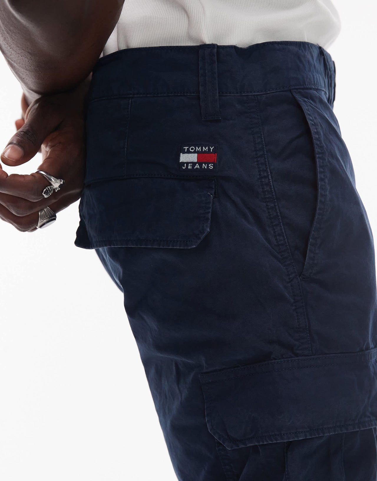 Tommy Jeans Otis regular cargo shorts in navy