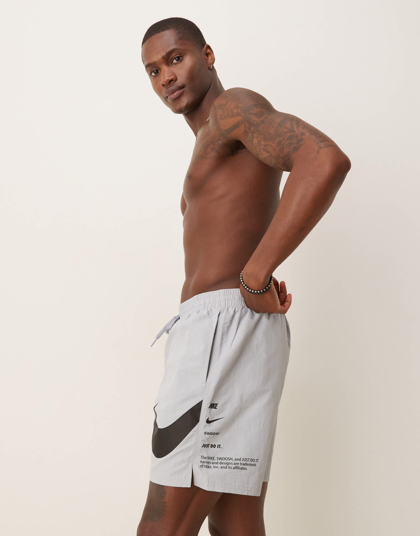Nike Specs 7 inch Volley swim shorts in grey