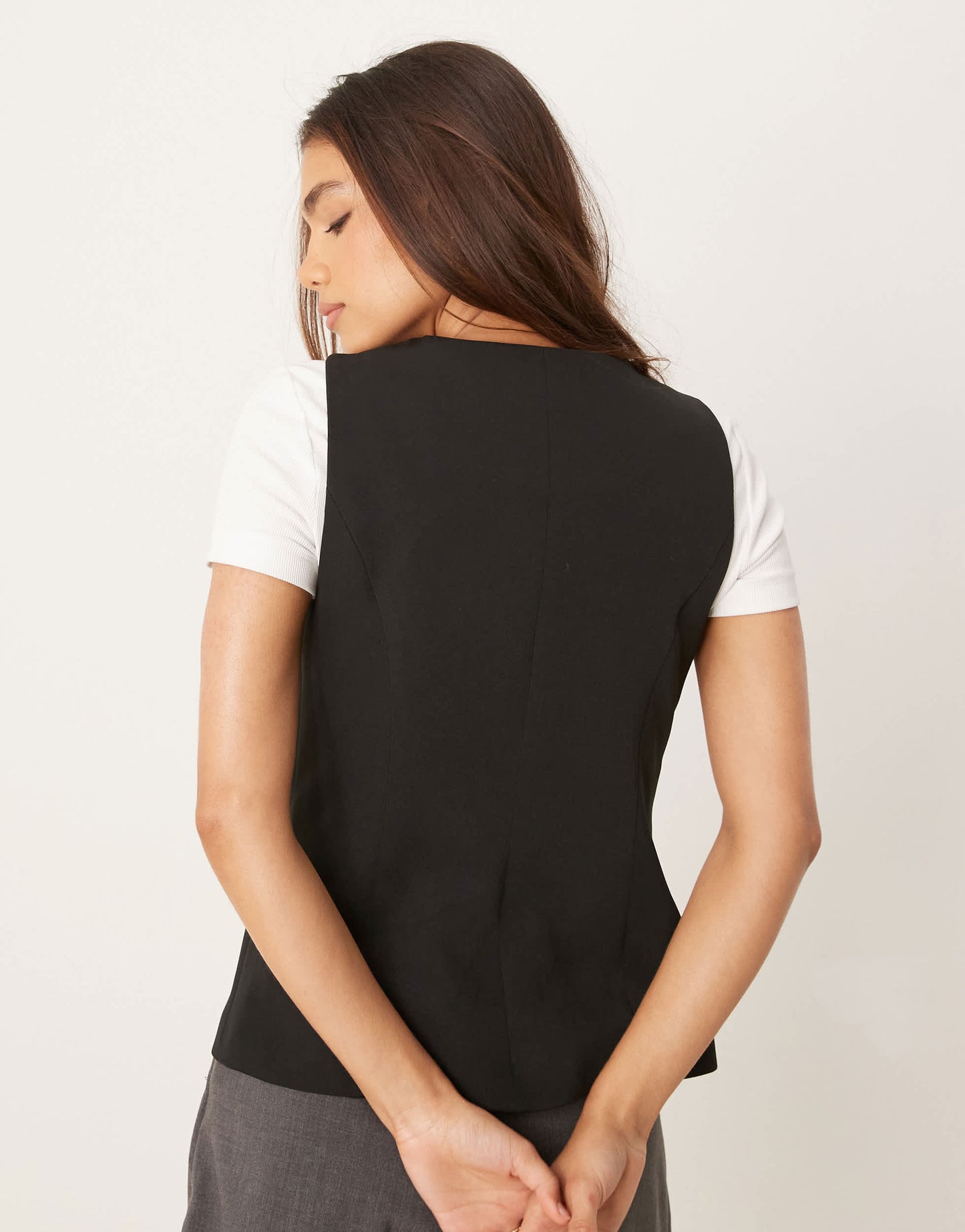 New Look waistcoat in black