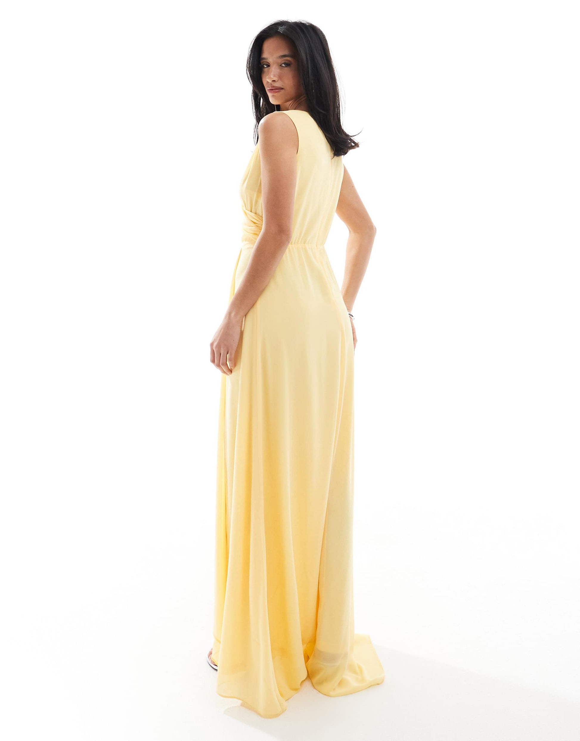 TFNC Petite Bridesmaid chiffon wrap front maxi dress with wrap skirt i ASOS Sample Sale TFNC Petite Bridesmaid chiffon wrap front maxi dress with wrap skirt i ASOS Sample Sale