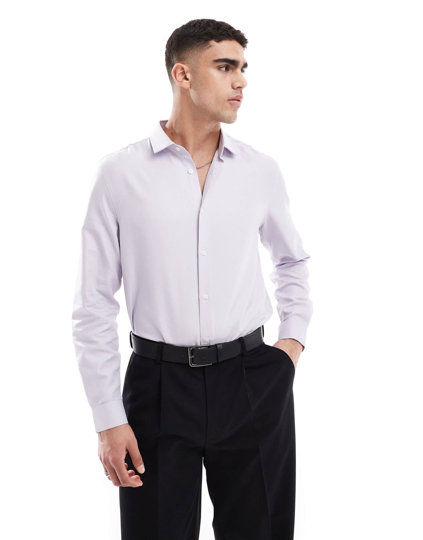 ASOS DESIGN regular shirt in pink