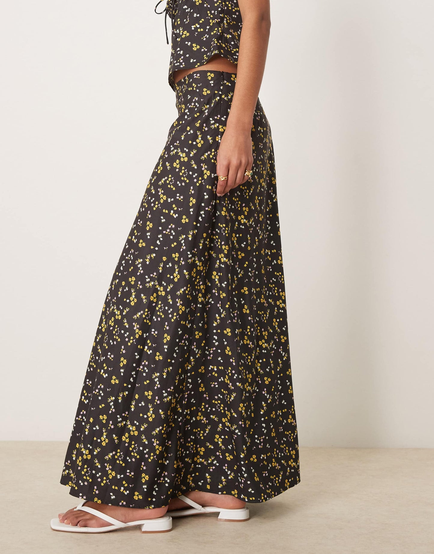 Kiss The Sky maxi slip skirt co-ord