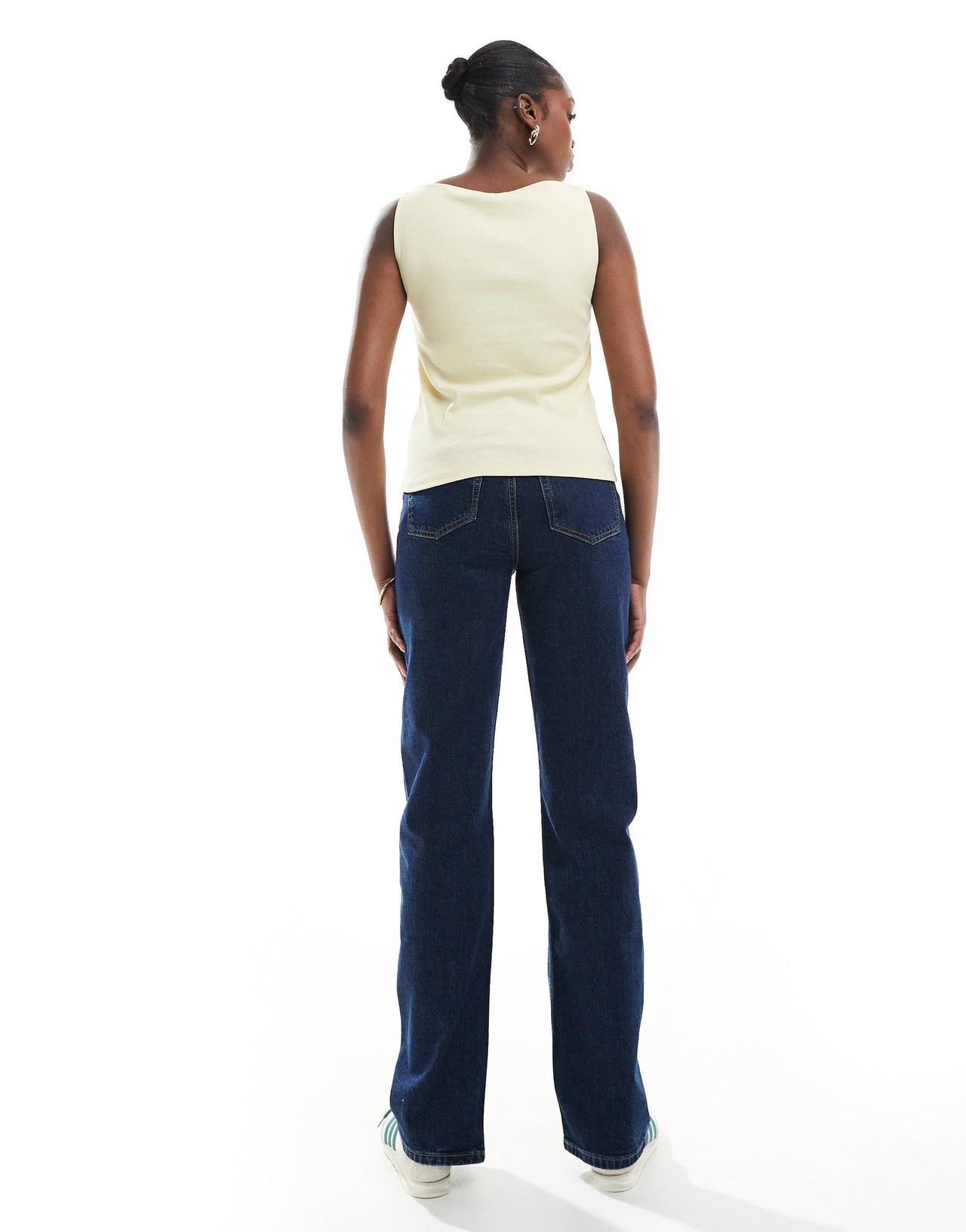 ASOS DESIGN Tall comfort stretch straight leg jeans in rinse