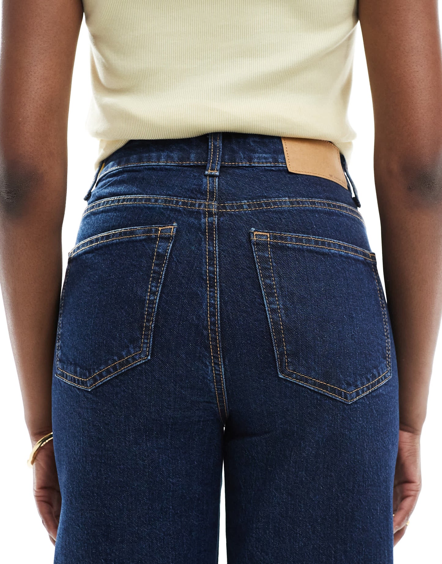 ASOS DESIGN Tall comfort stretch straight leg jeans in rinse