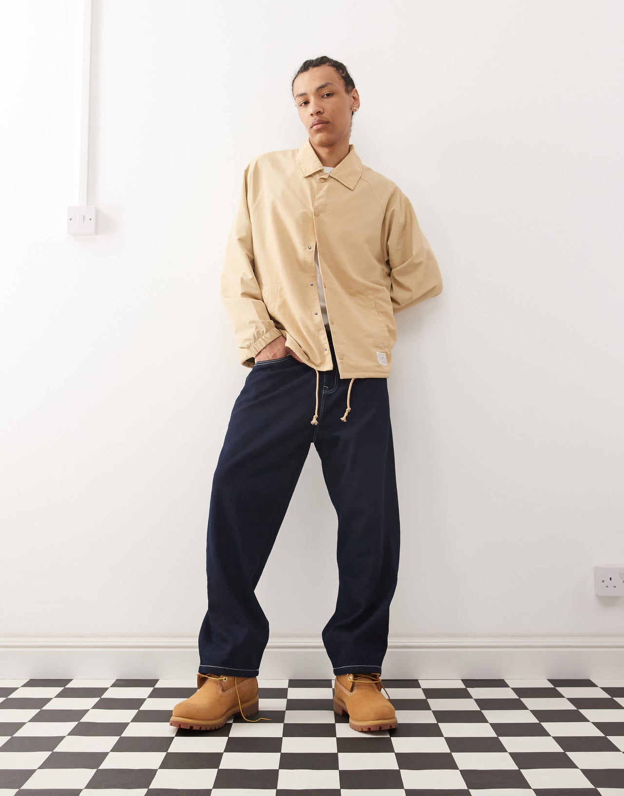 Champion Coach jacket in beige