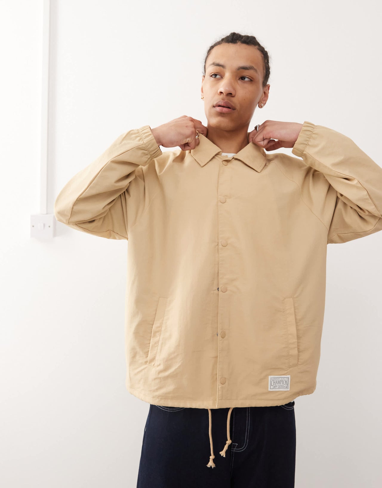 Champion Coach jacket in beige