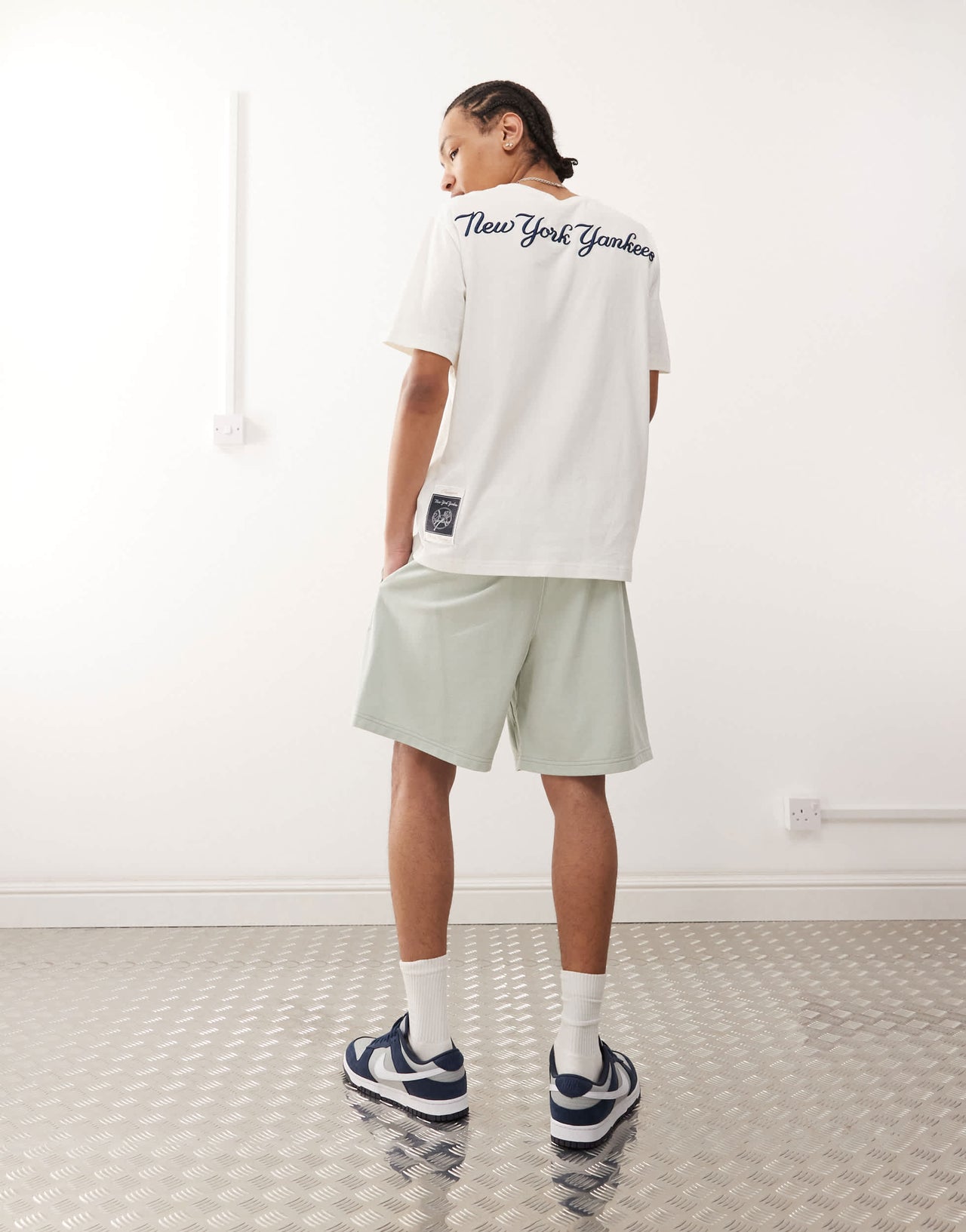 Champion shorts in mint green