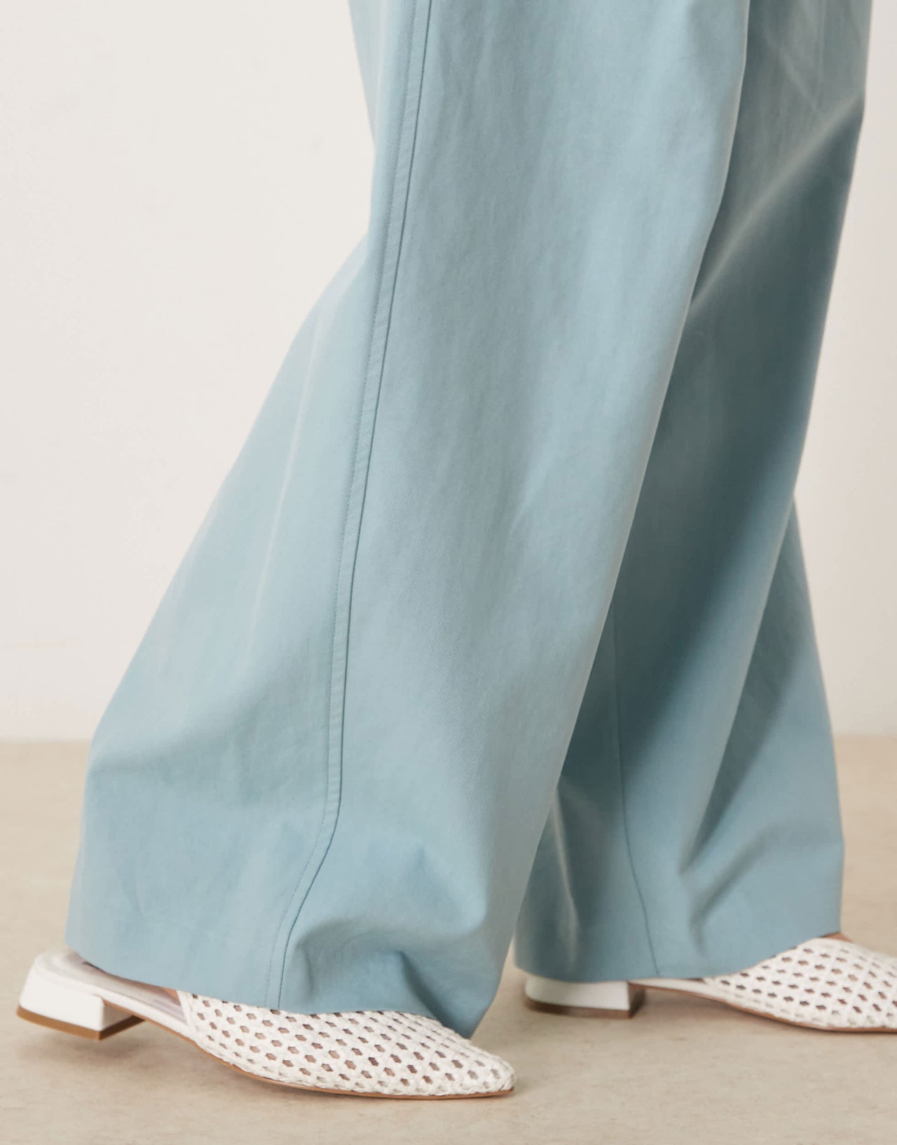 ASOS DESIGN clean balloon trousers in turquoise
