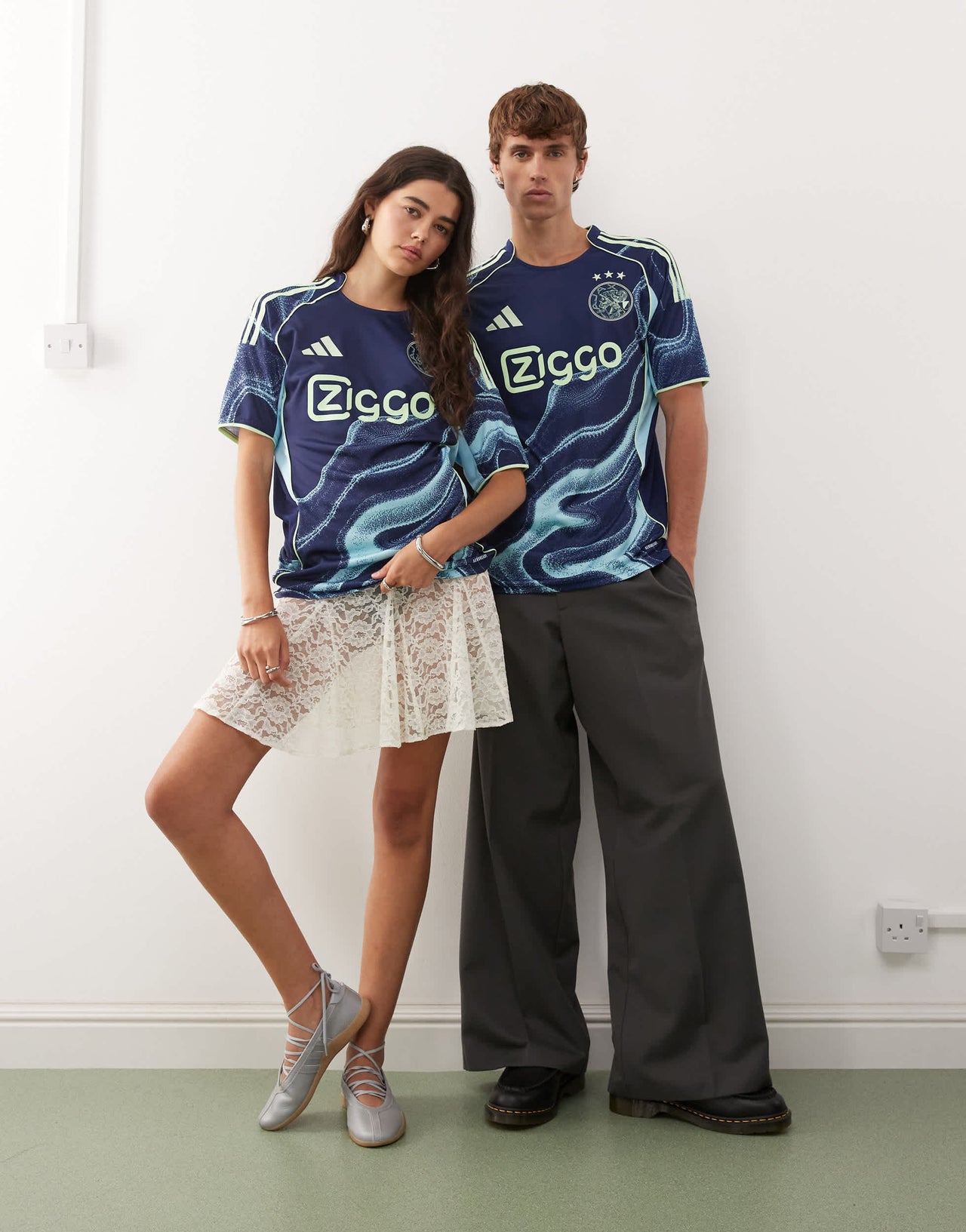 adidas Football Ajax 25/26 away jersey in blue