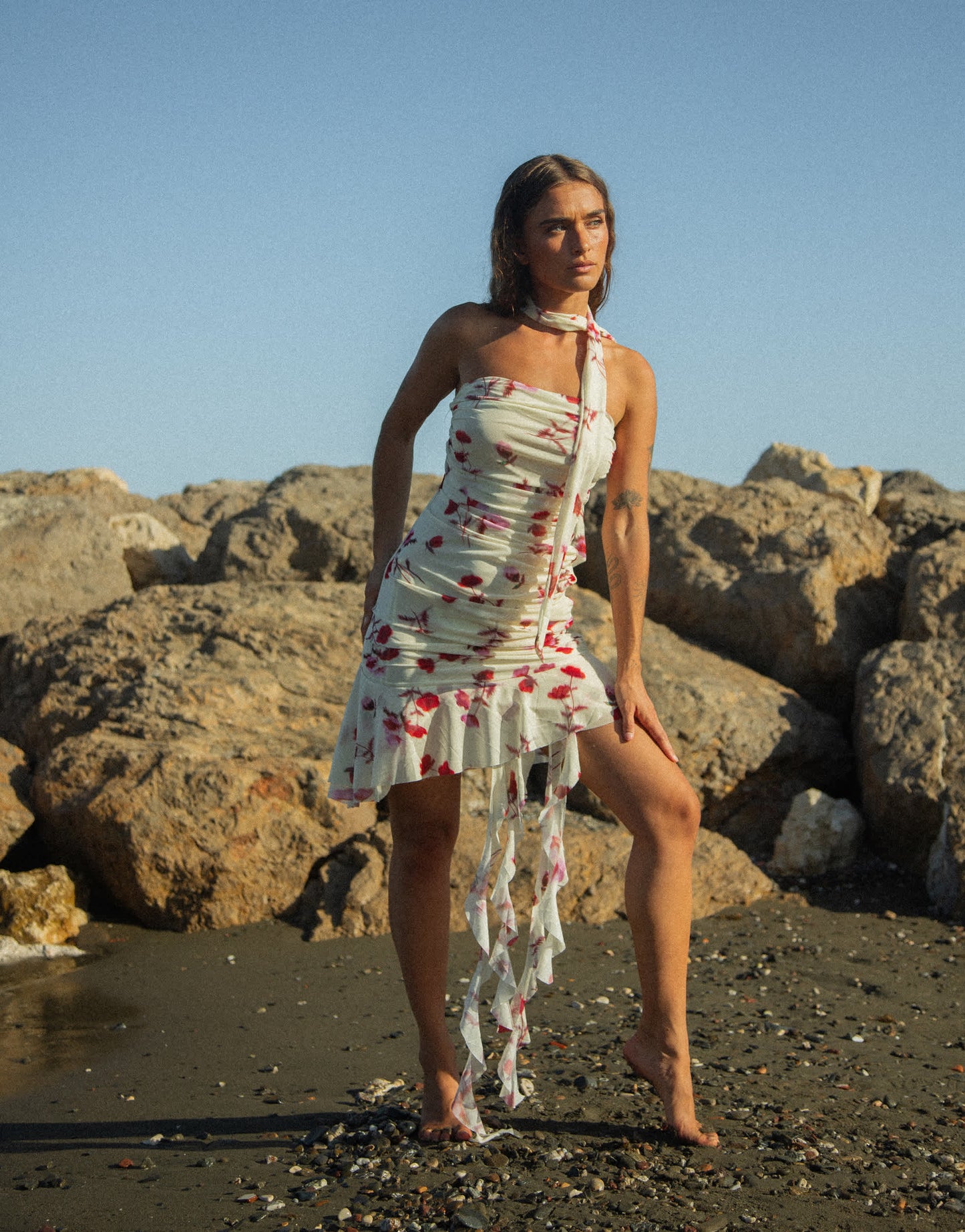Wild Lovers Pina Colada beach dress in multi