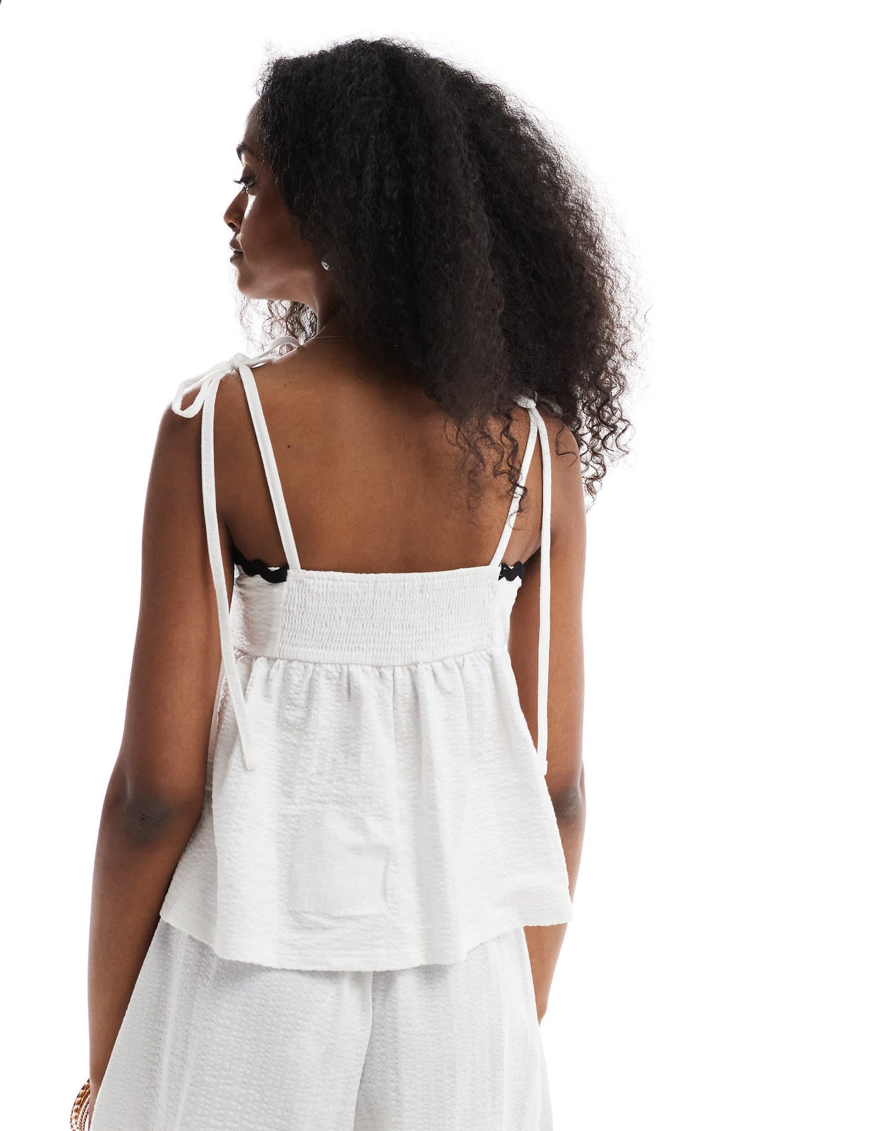 Miss Selfridge ric rac cami top co-ord