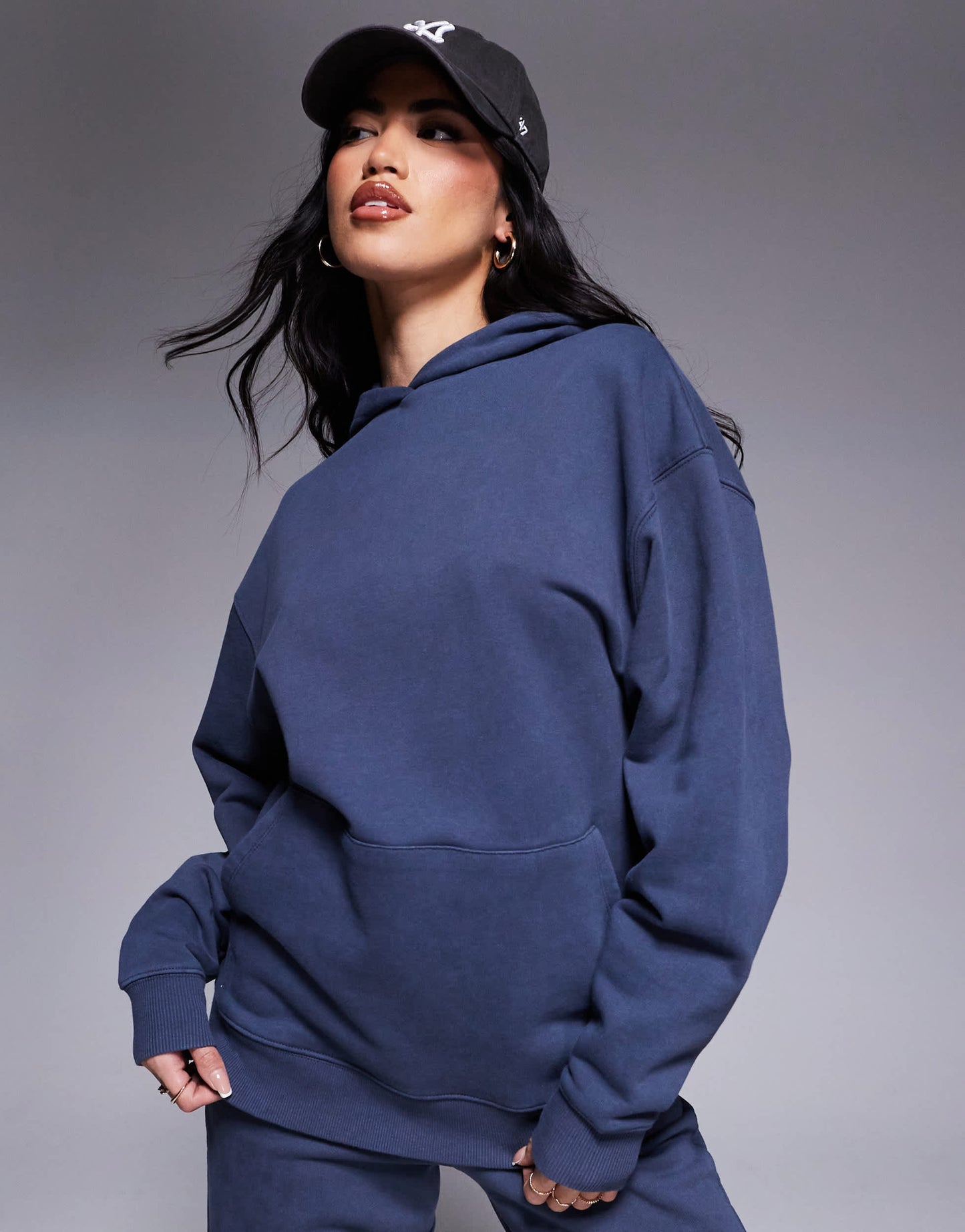 4505 quick dry heavyweight training hoodie in washed navy