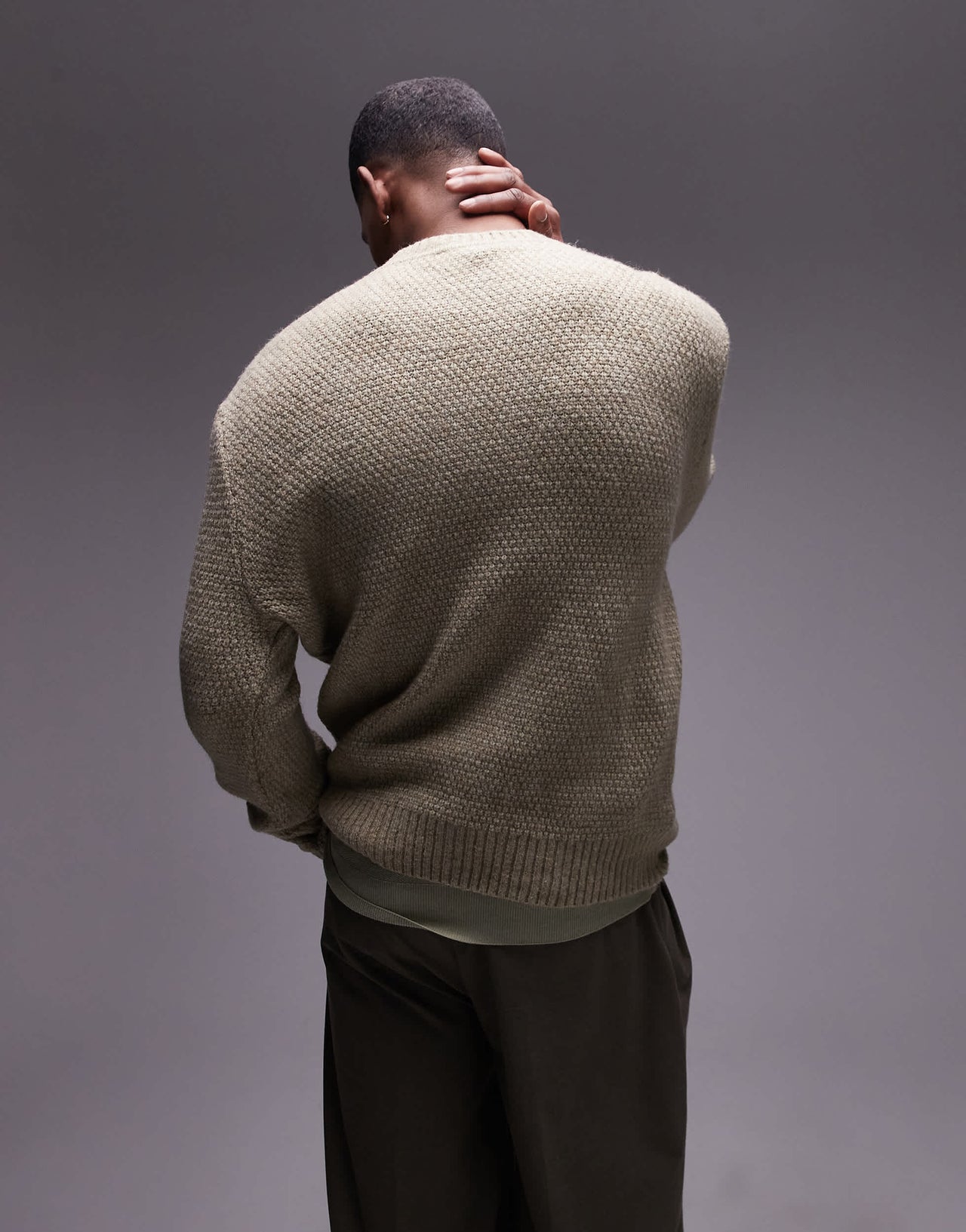 Mango sweatshirt in washed green