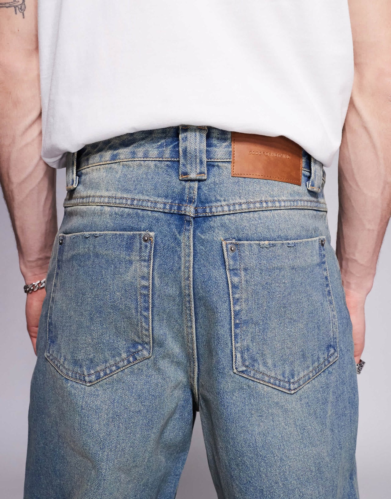 Good For Nothing baggy jeans in blue