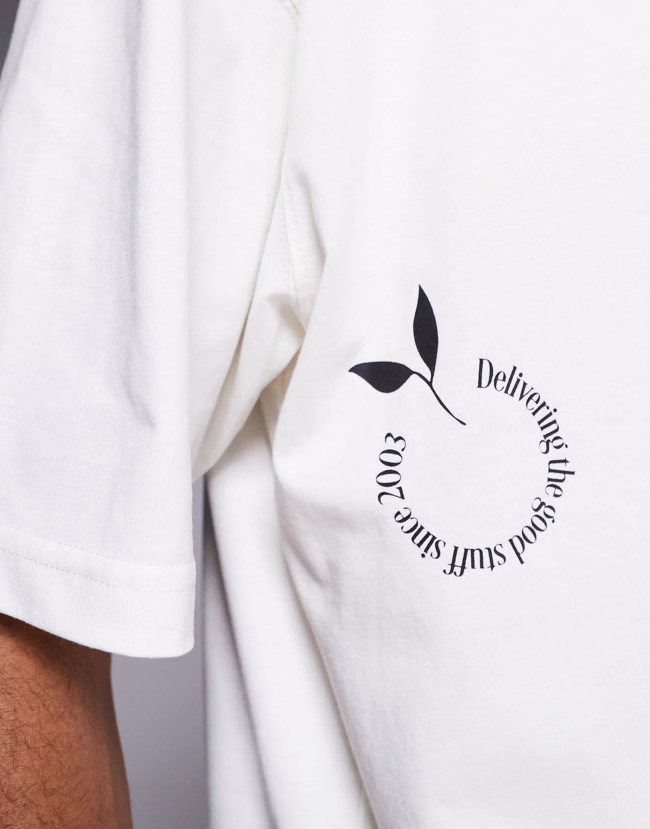 ASOS DESIGN oversized t-shirt with fruit graphic in cream