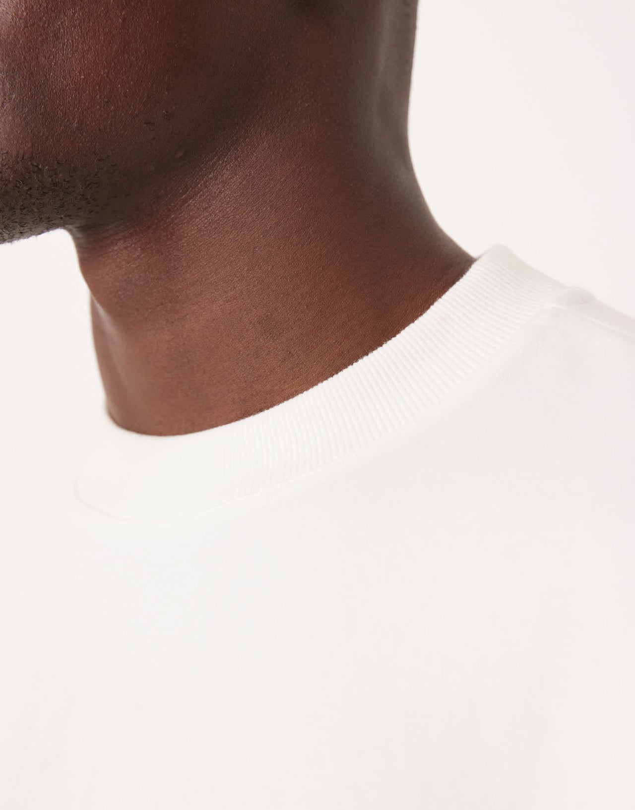 ASOS DESIGN heavyweight oversized t-shirt in white soft touch