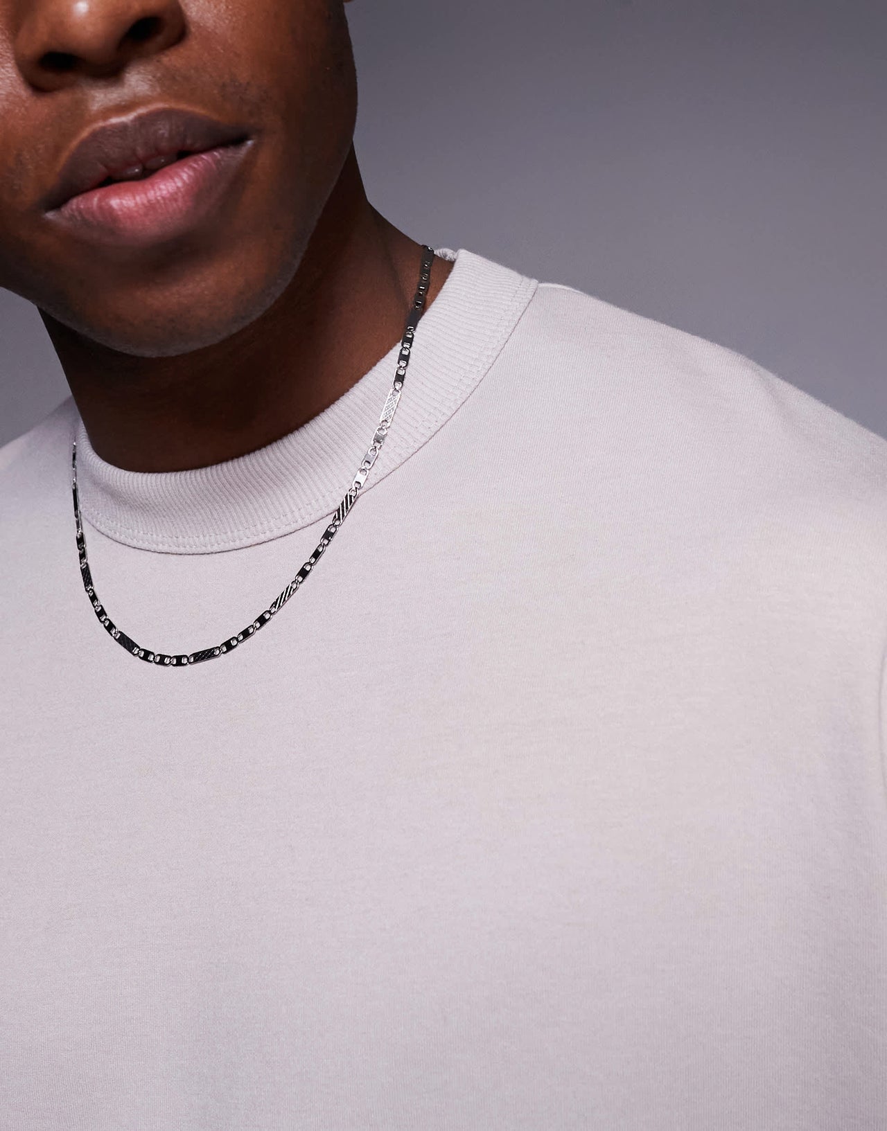 ASOS DESIGN soft touch boxy oversized t-shirt in stone