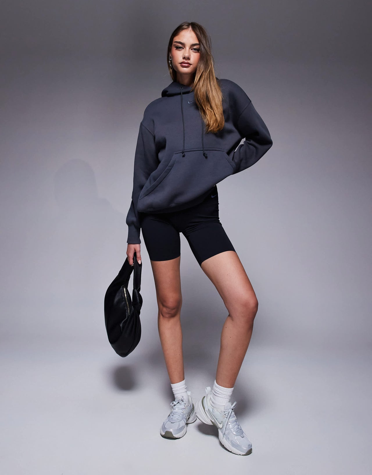 The Couture Club embroidered logo sweatshirt in grey marl