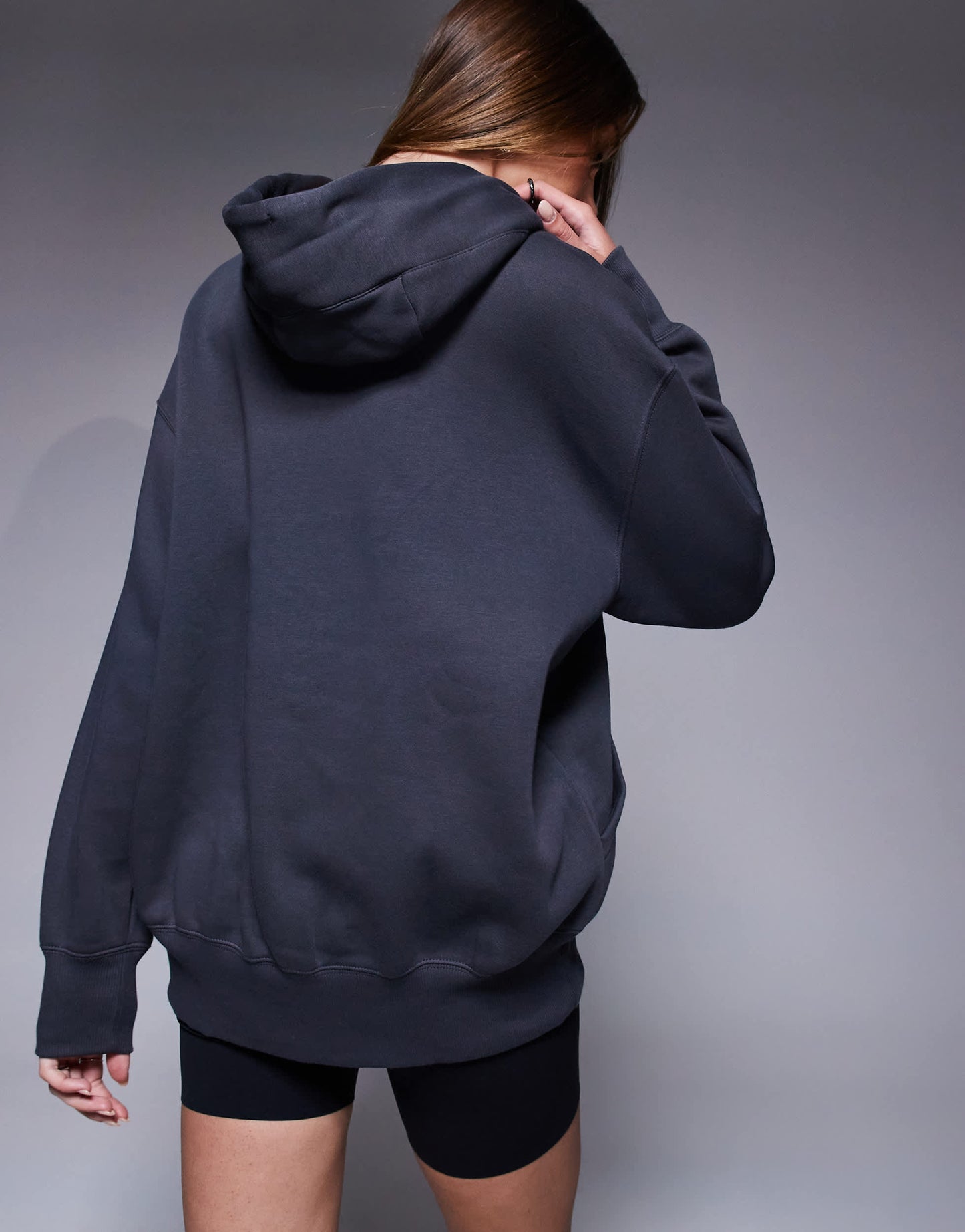 The Couture Club embroidered logo sweatshirt in grey marl