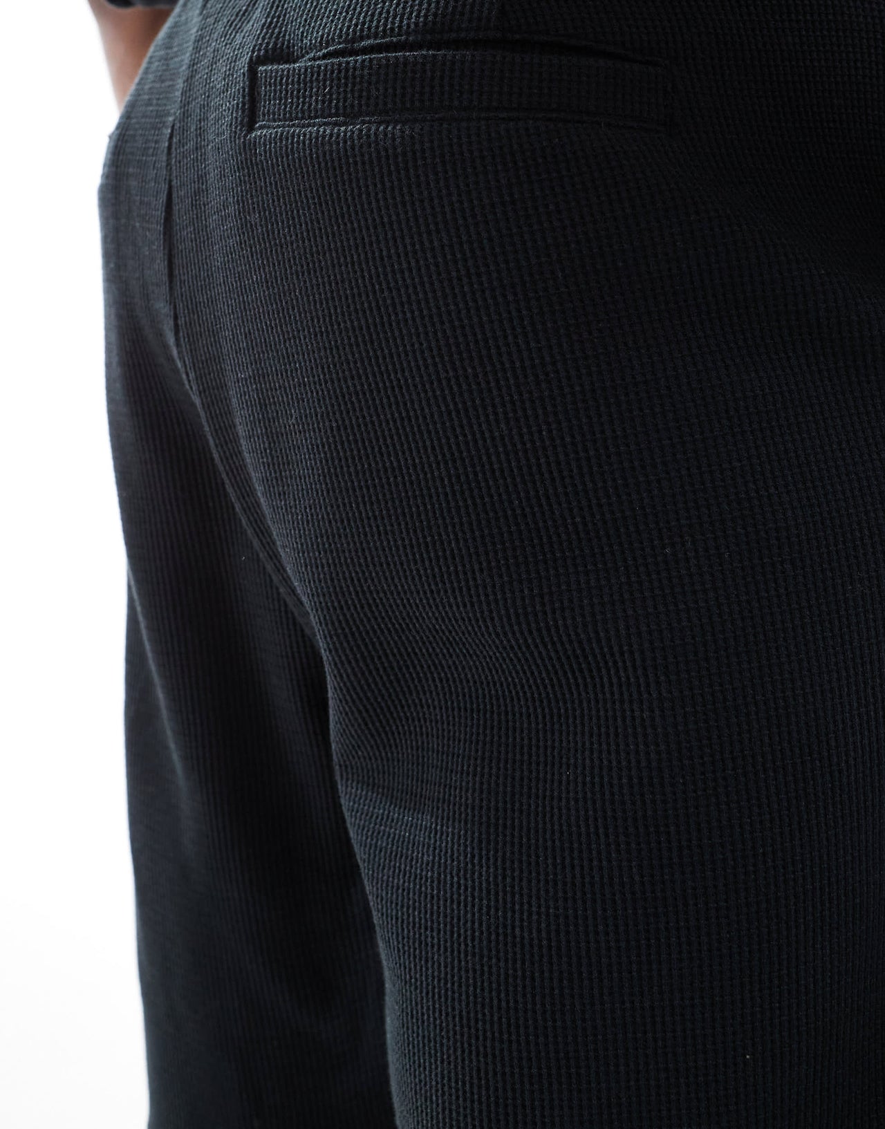 ONLY & SONS texture shorts co-ord in black