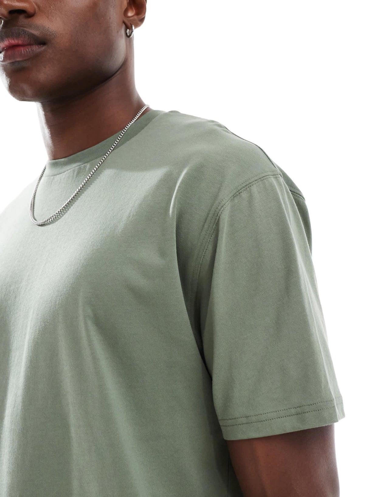 ASOS DESIGN Essentials relaxed t-shirt in sage