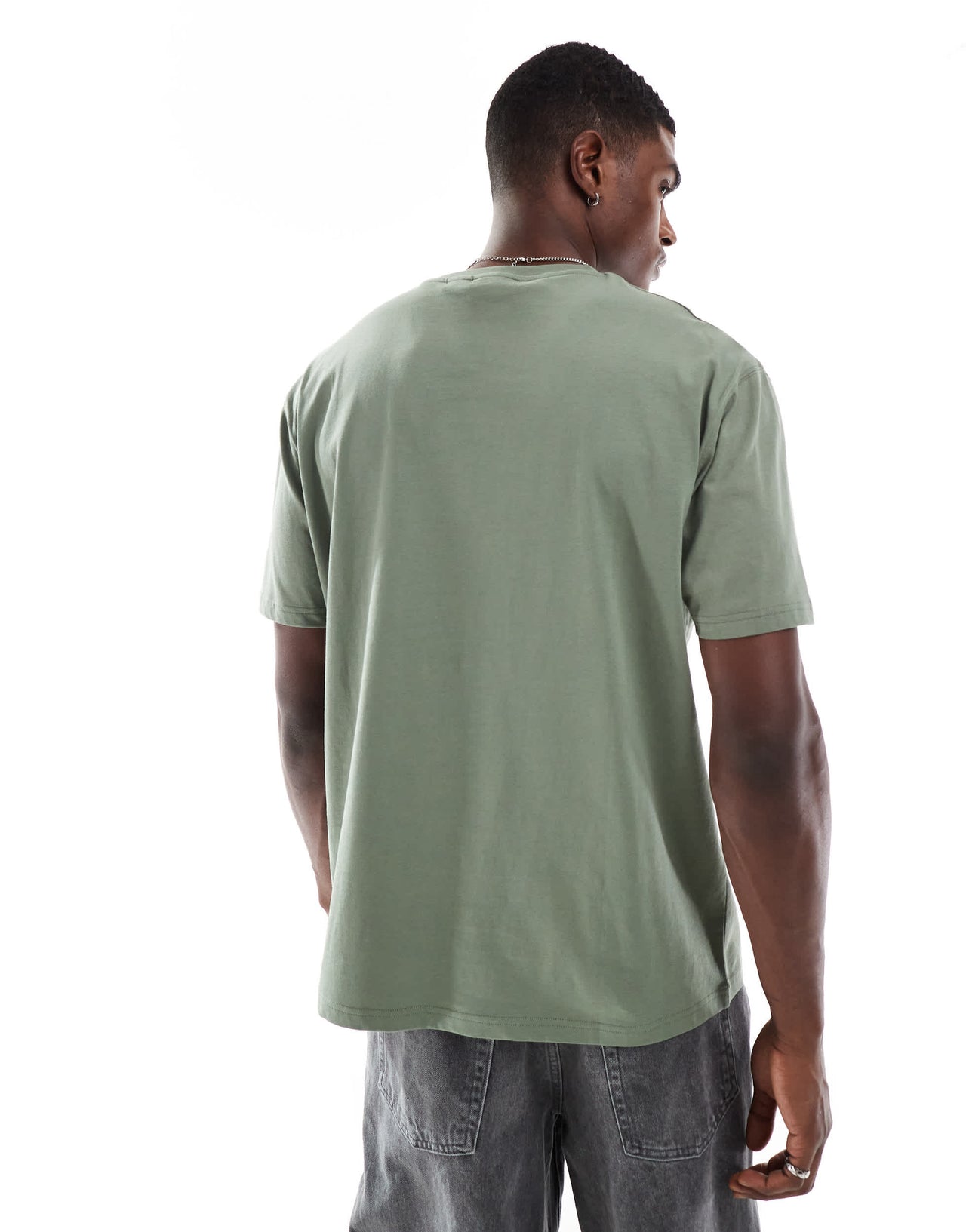 ASOS DESIGN Essentials relaxed t-shirt in sage
