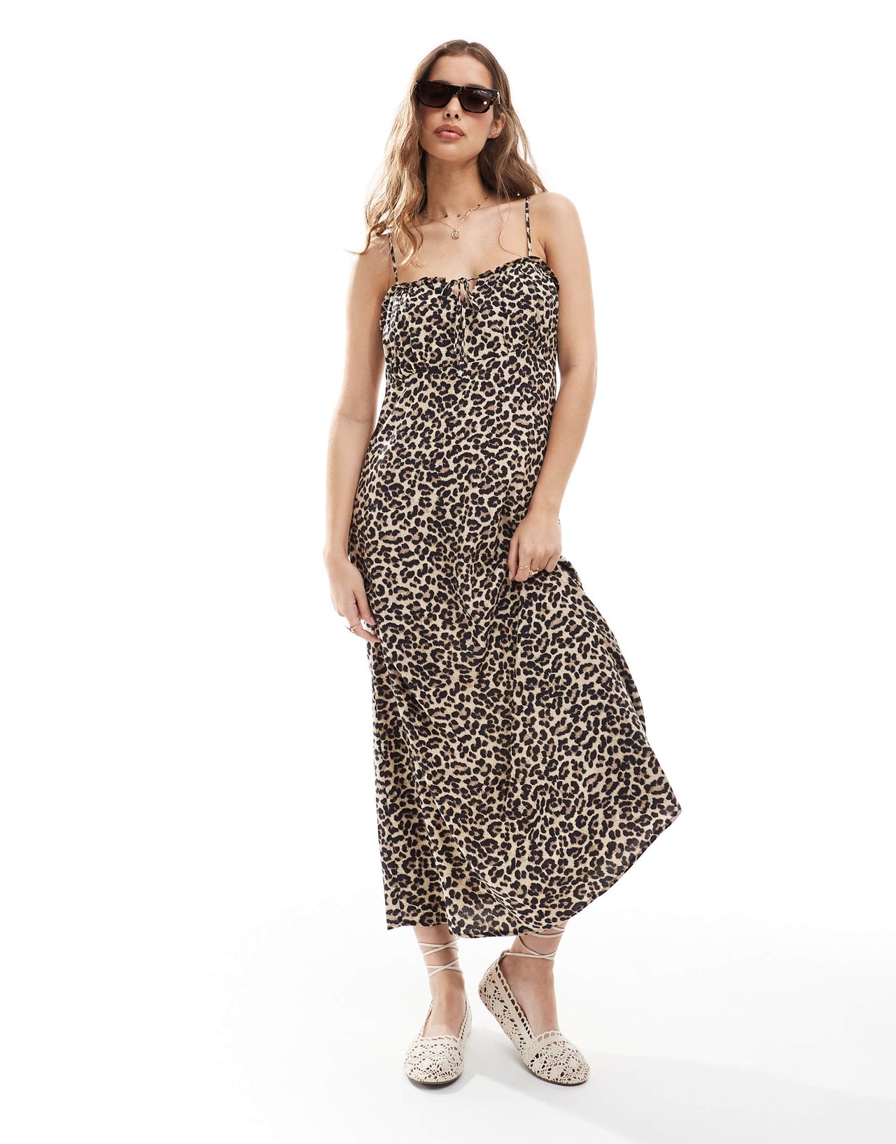 ONLY maxi dress in animal print